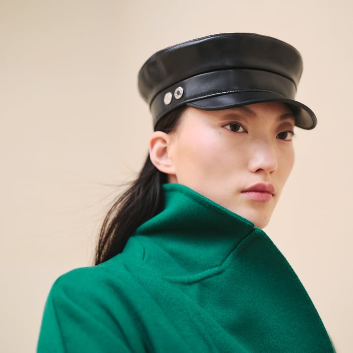 Vert Acanthe Cashmere Pea Coat
