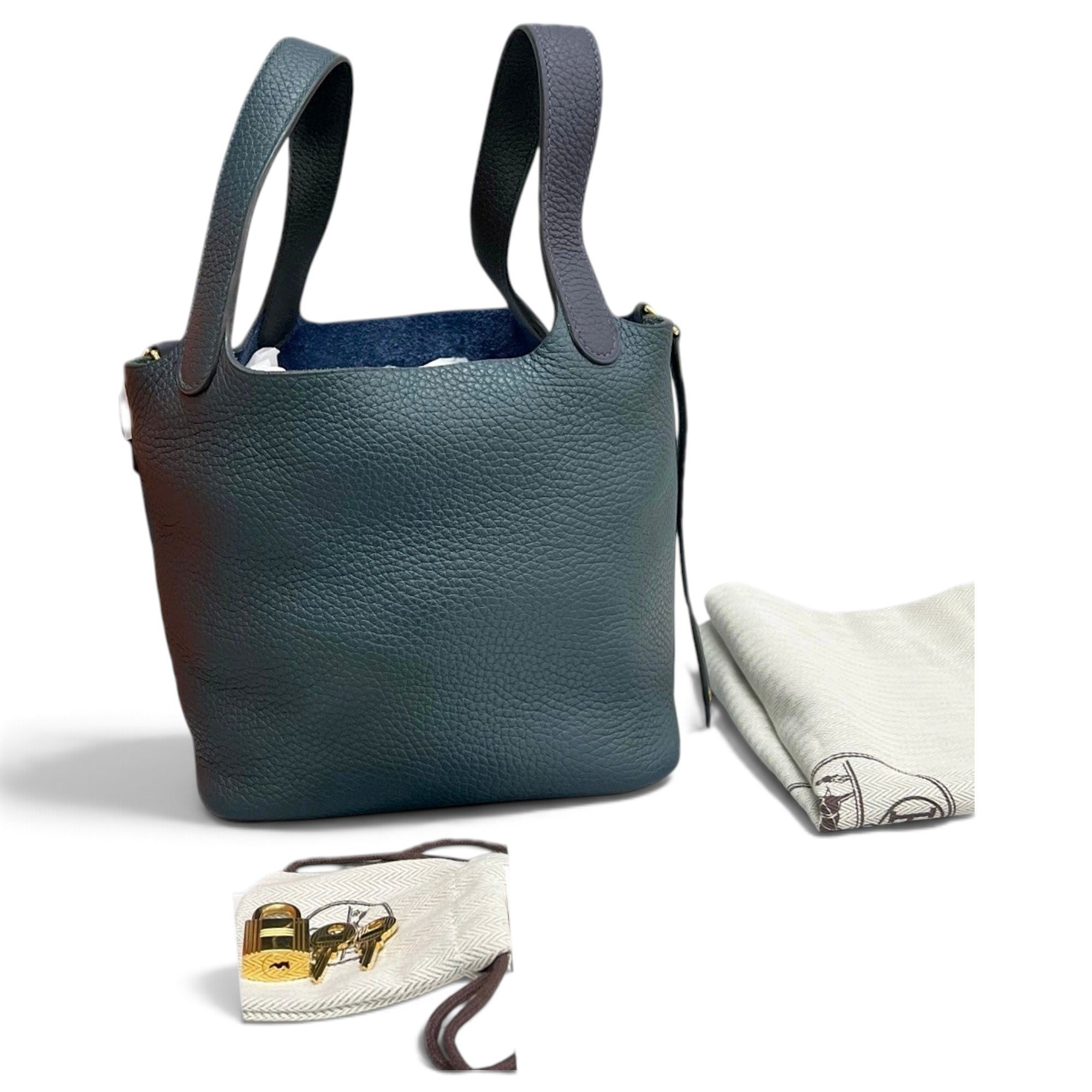 Picotin leather handbag
