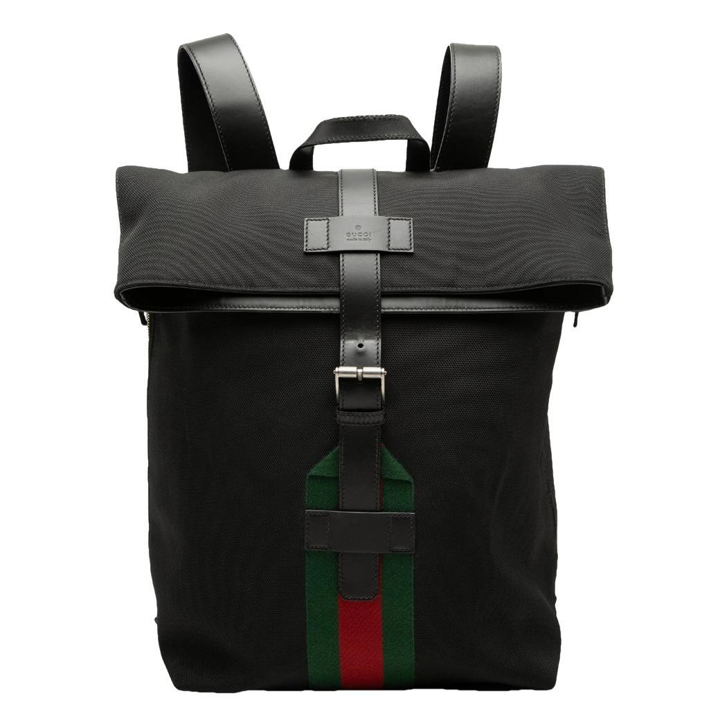 Leather backpack