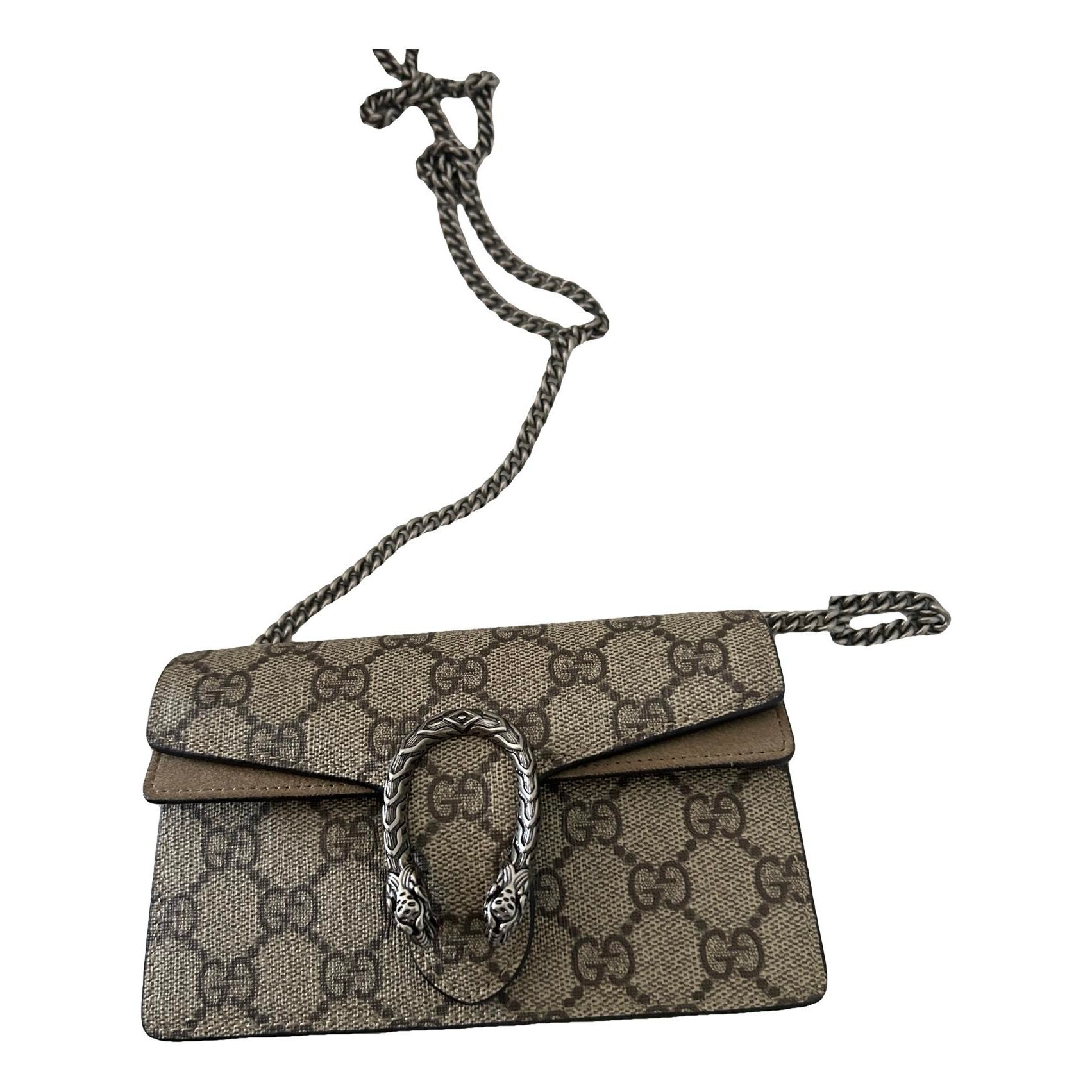 Dionysus Long Chain Wallet leather handbag