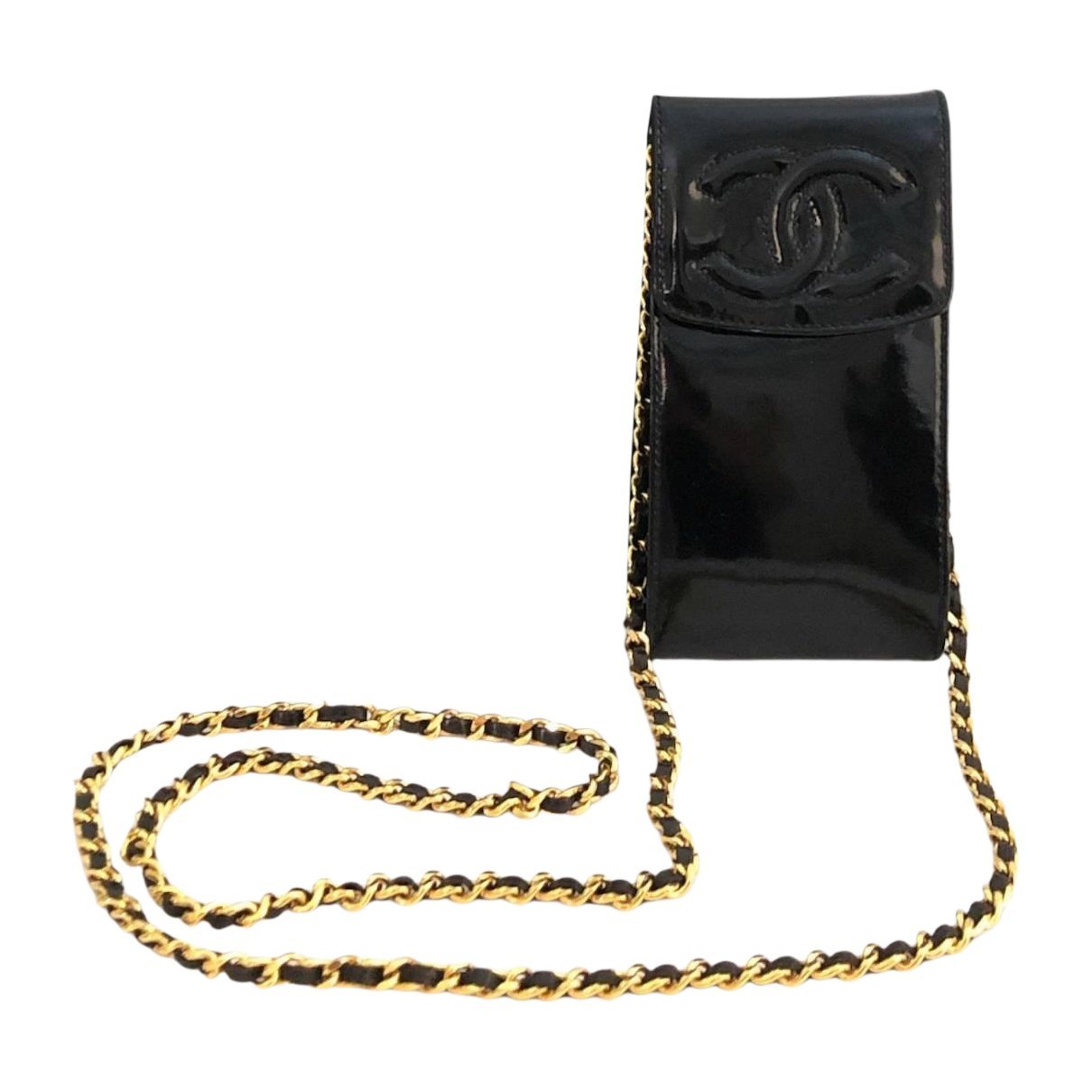 Patent leather mini bag