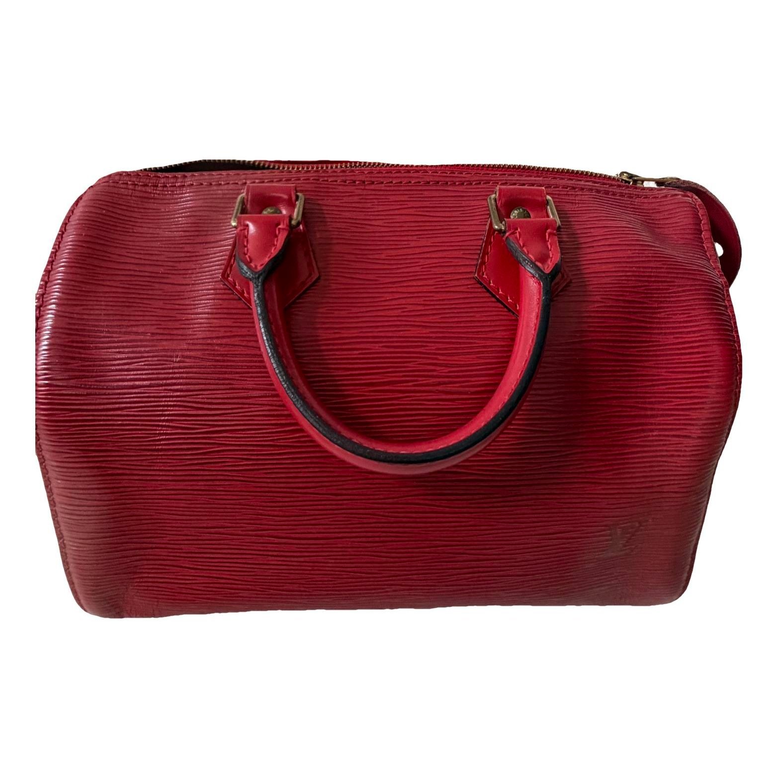 Speedy leather handbag