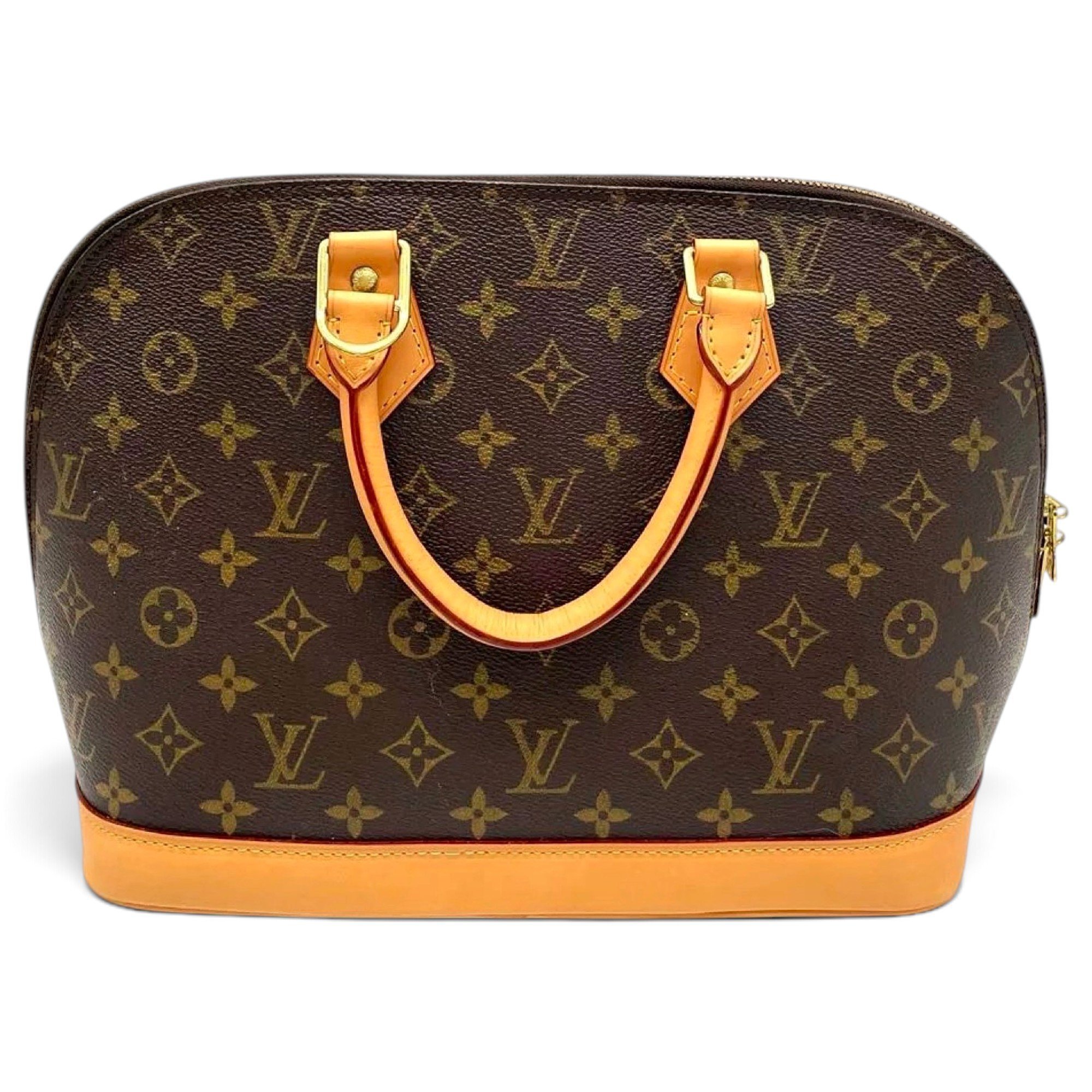 Louis Vuitton Alma leather handbag