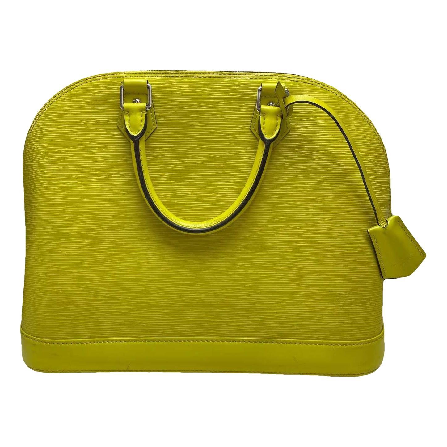 Alma leather handbag