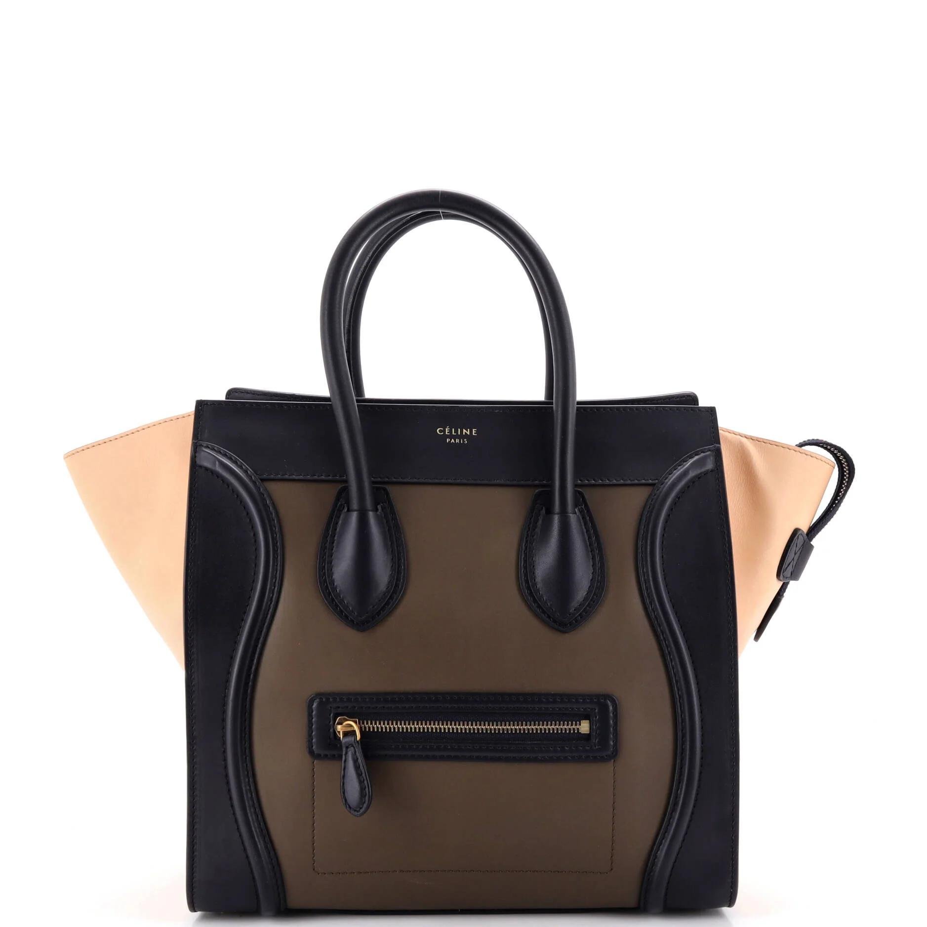 Luggage leather tote