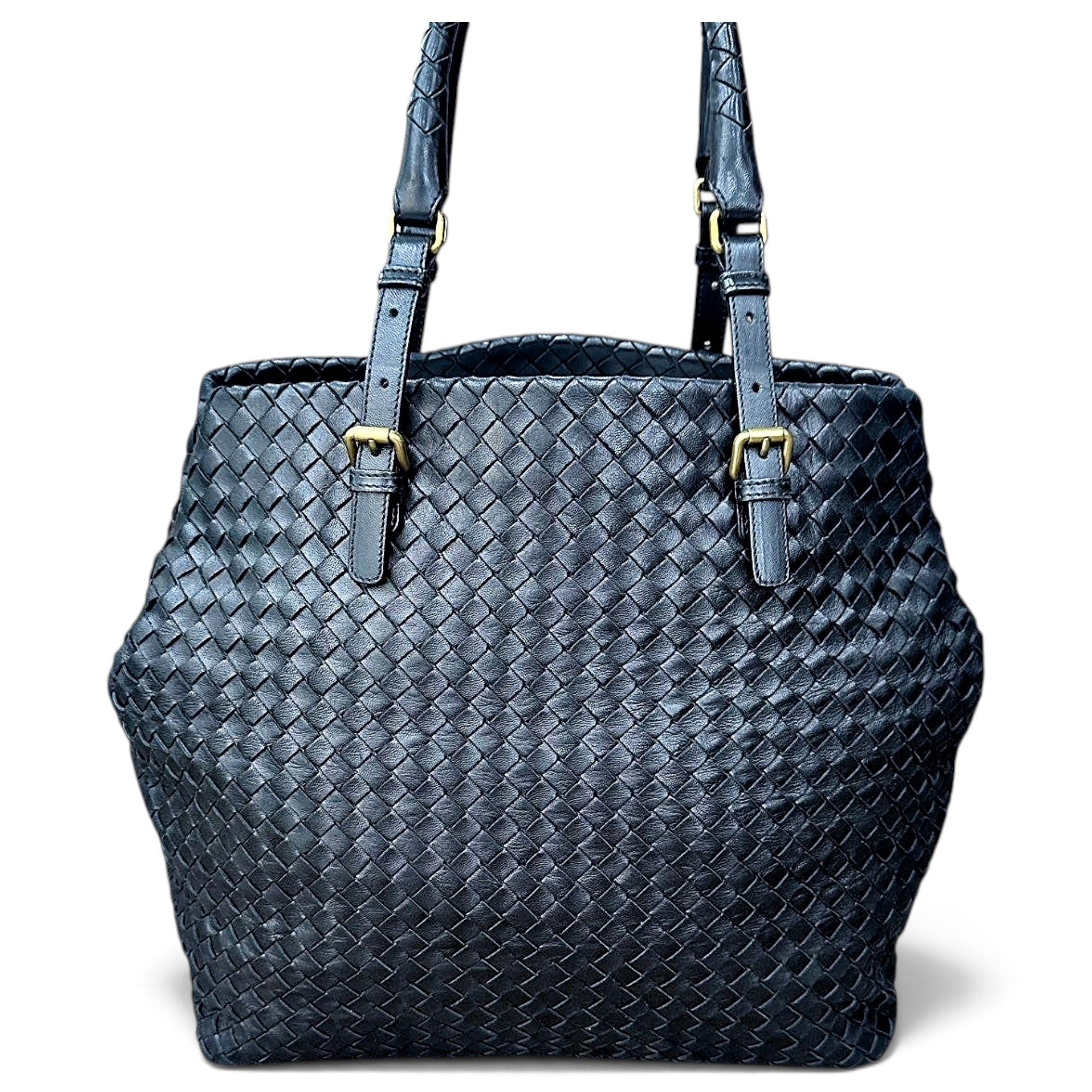 Leather tote