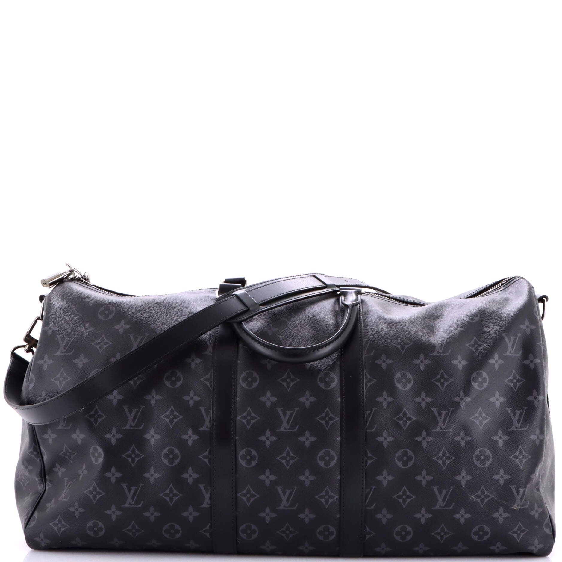 Louis Vuitton Keepall Bandouliere Bag Monogram Eclipse Canvas 55