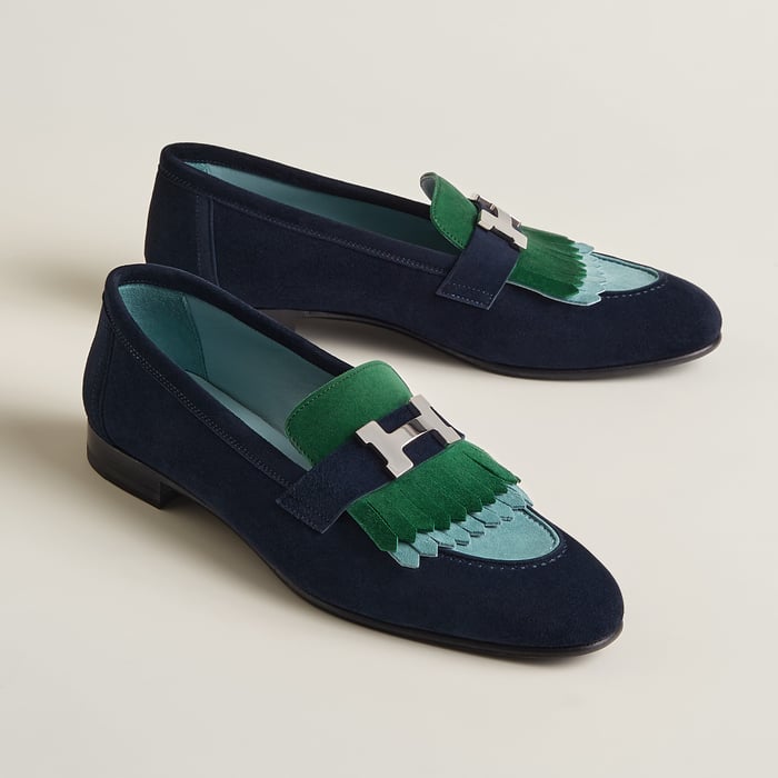 Multicolore Marine Mocassim Royal