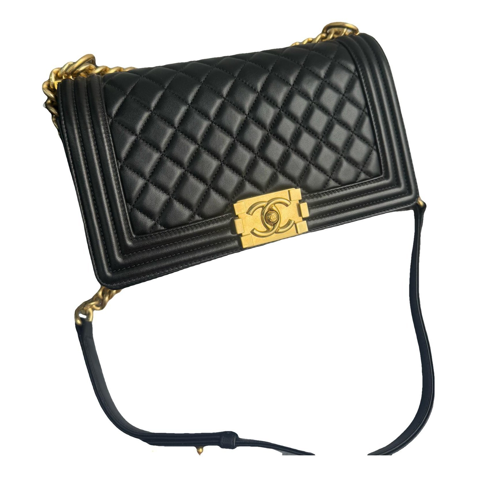 Boy leather crossbody bag