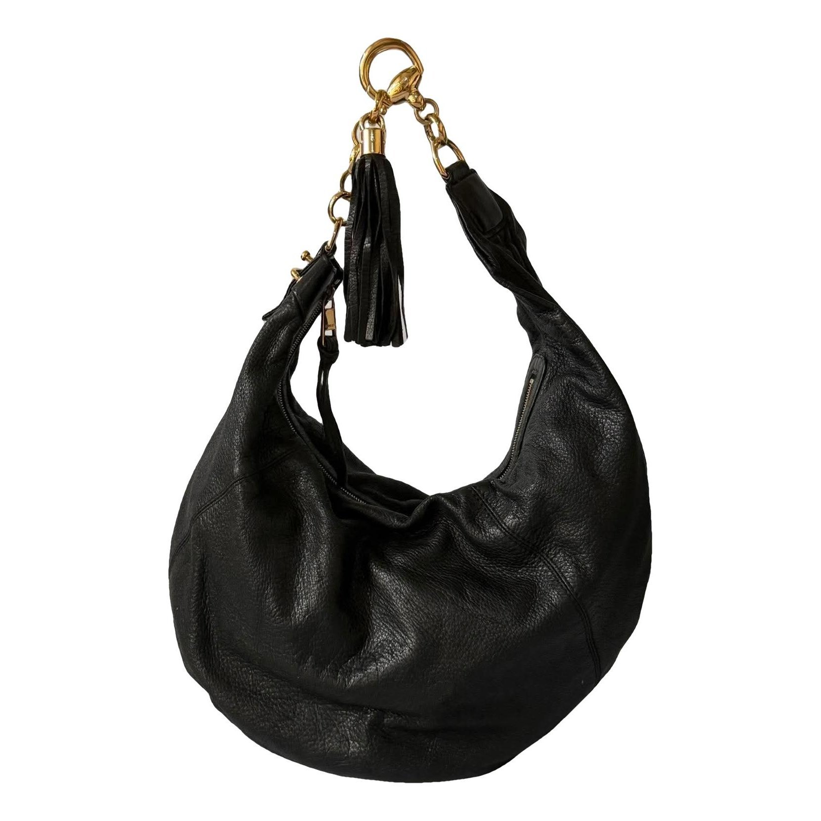 Hobo leather handbag