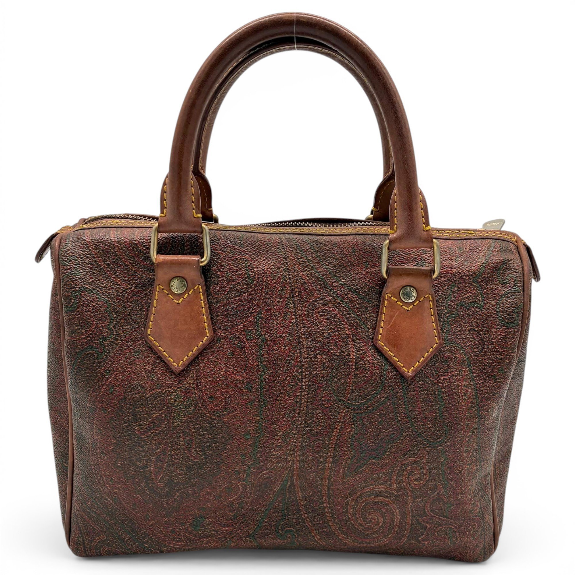 Leather bowling bag