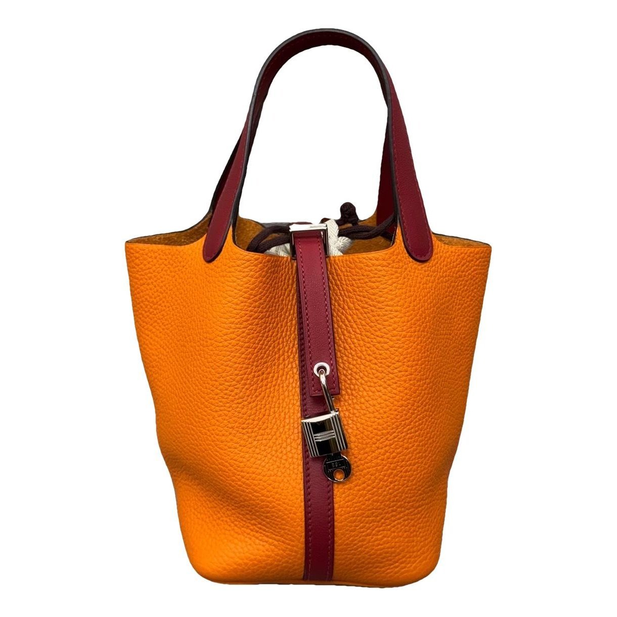 Picotin leather handbag