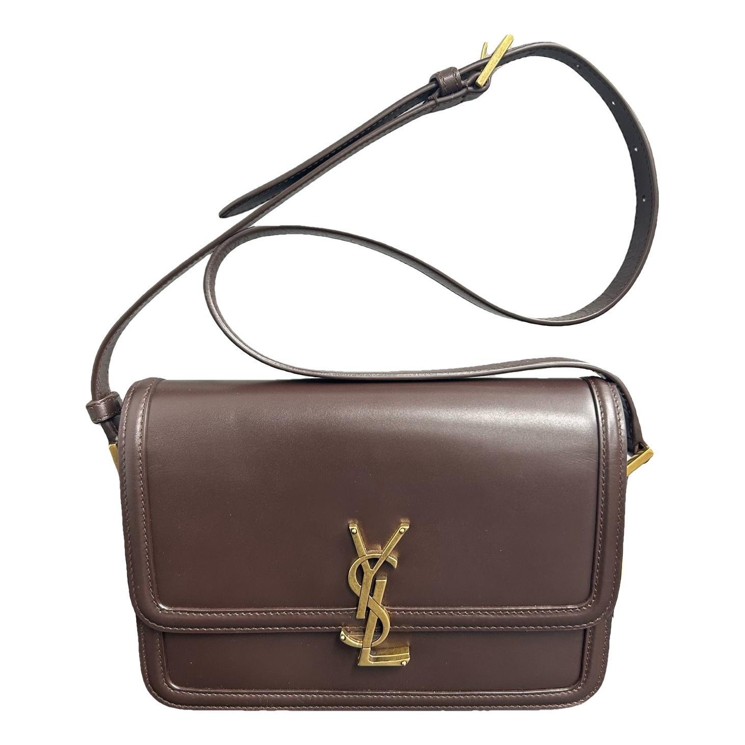 Solférino leather handbag