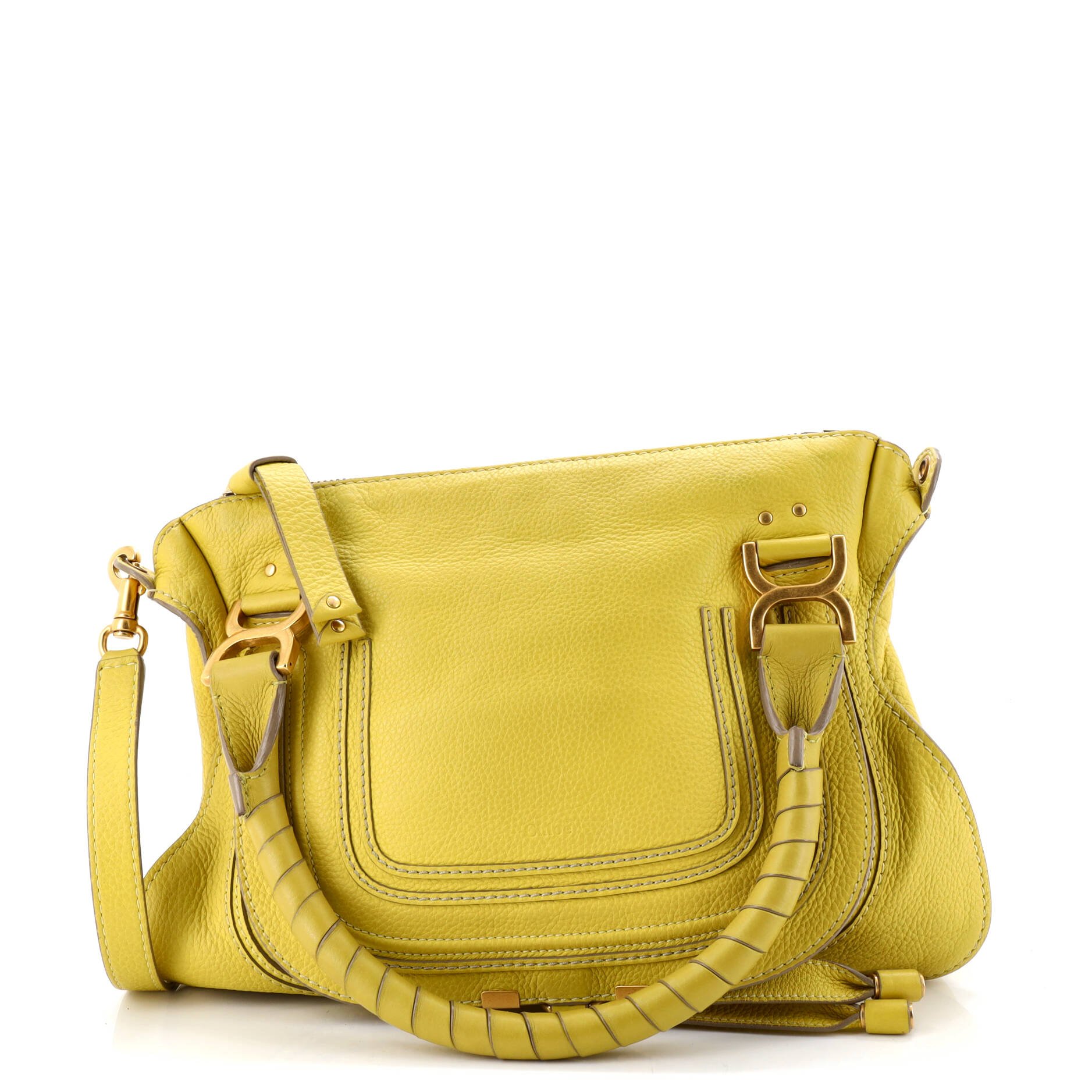 Marcie Satchel Leather Medium