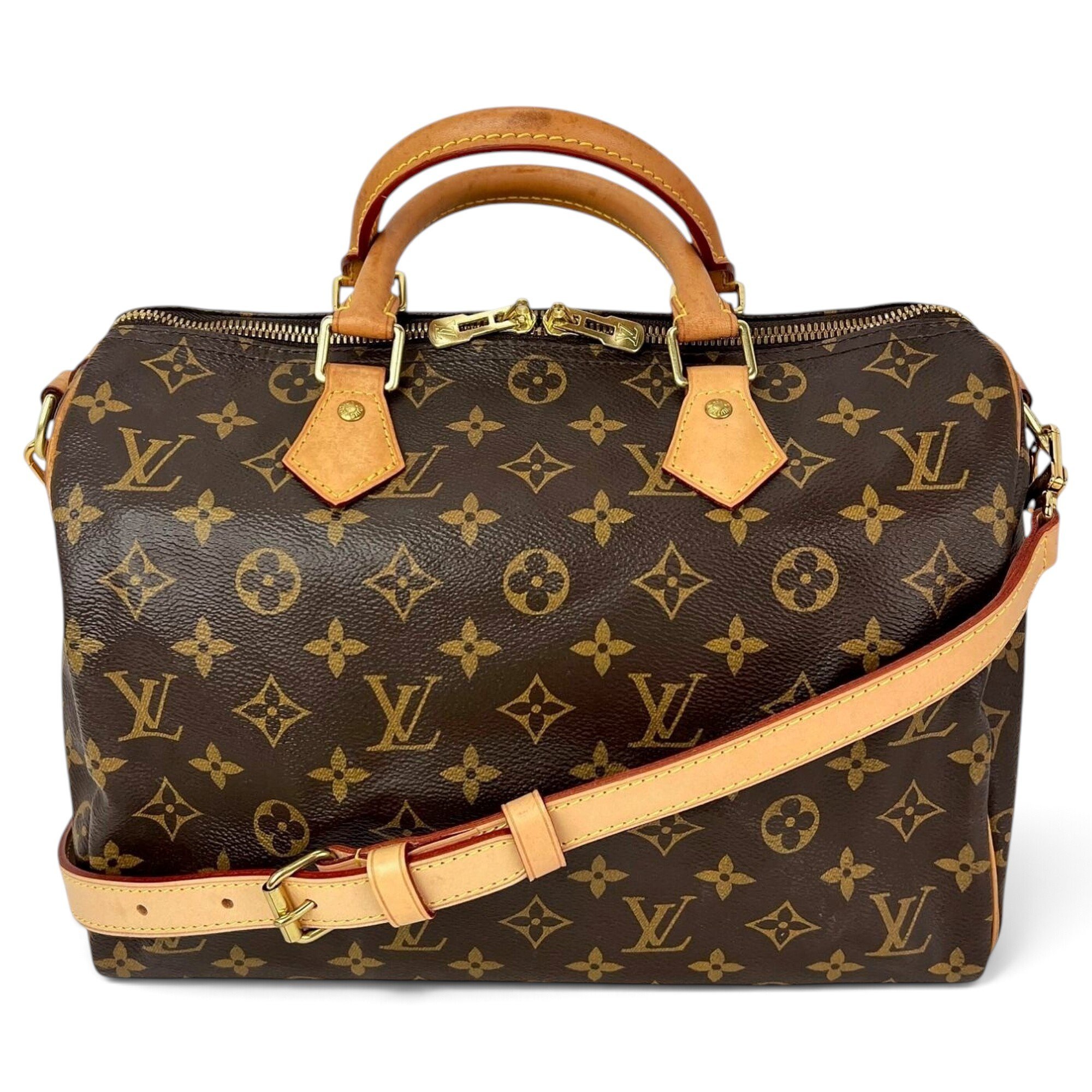 Speedy Bandoulière leather handbag