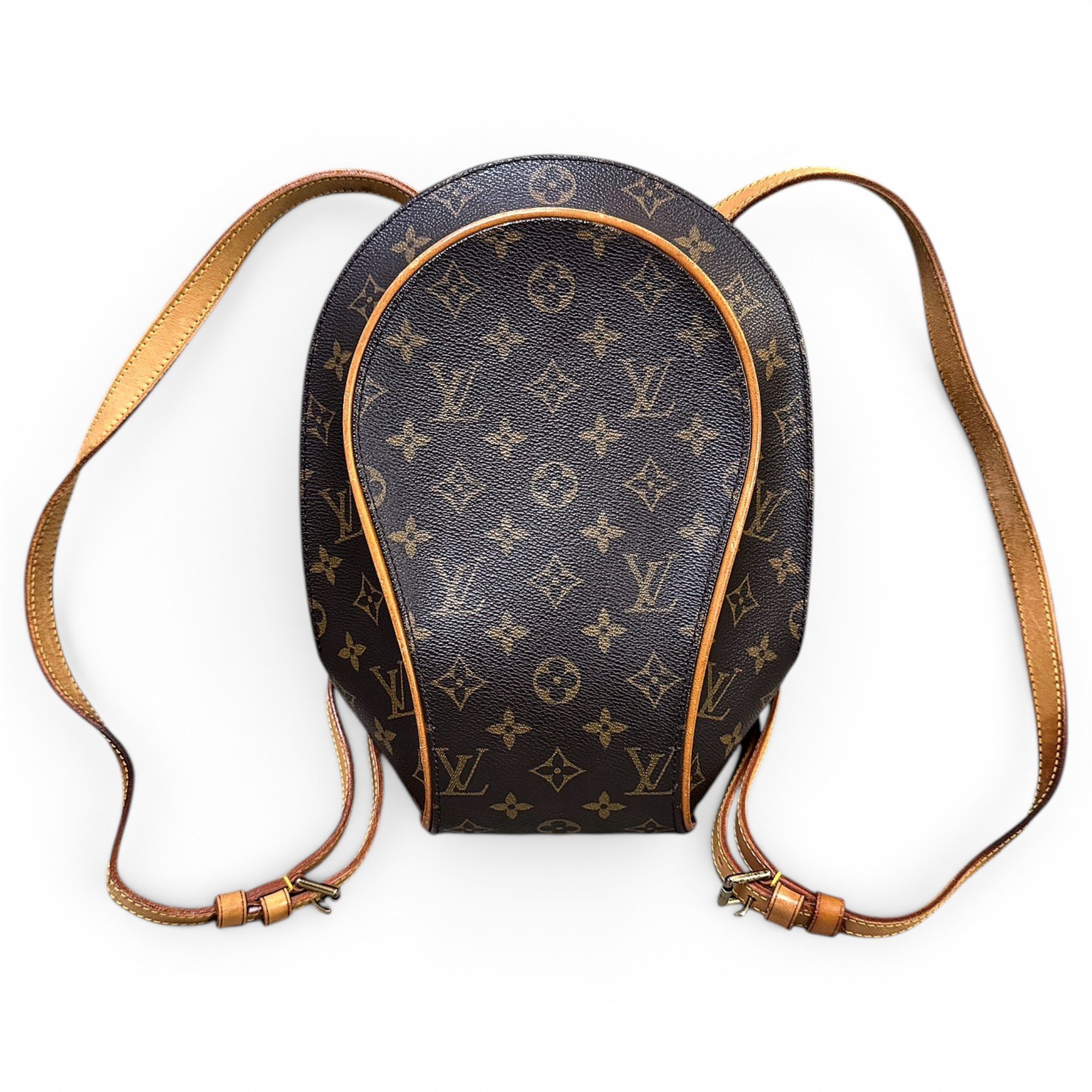 Ellipse leather backpack