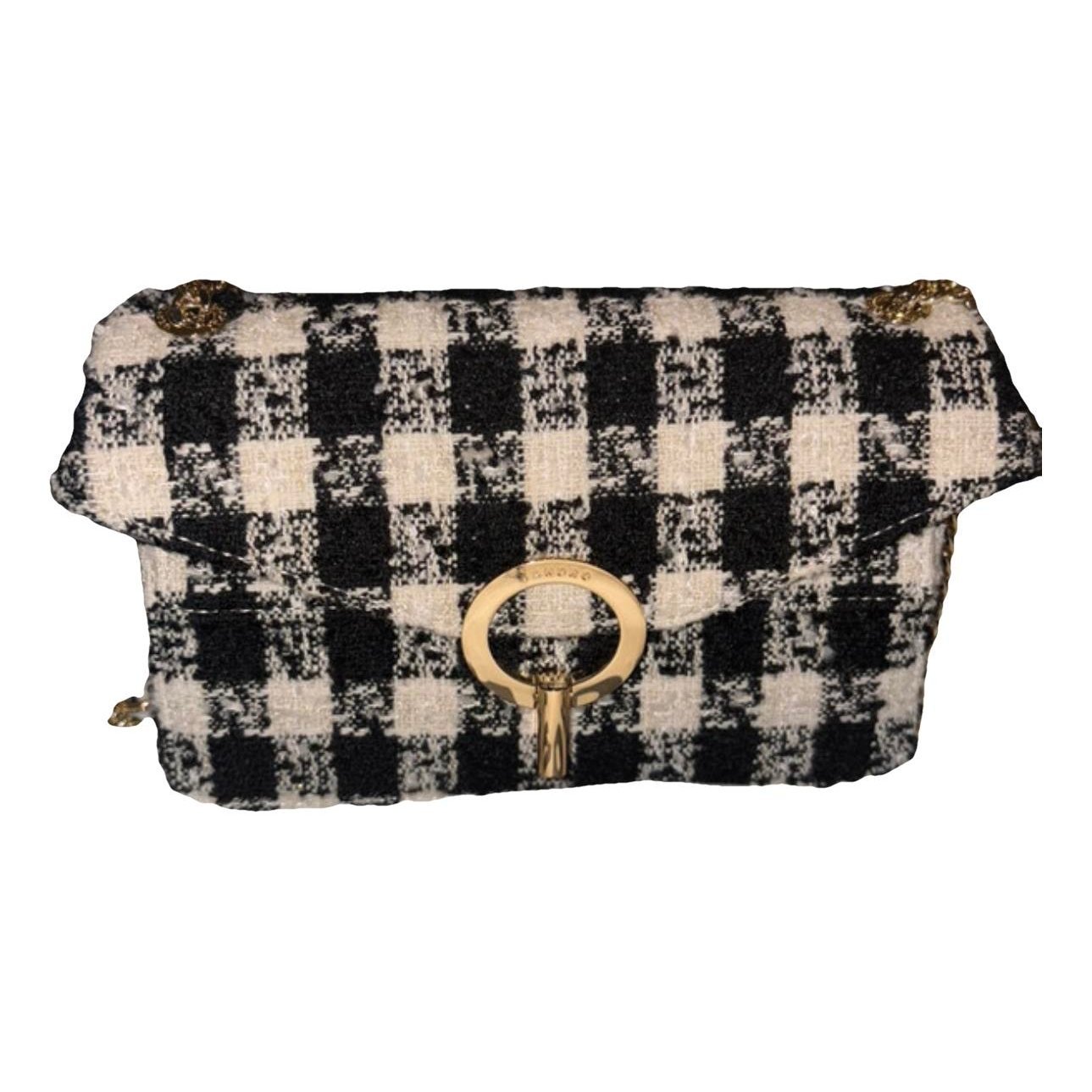 Sandro Yza tweed crossbody bag
