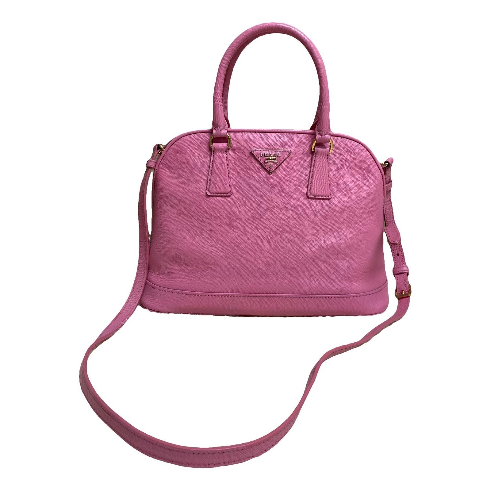 Promenade leather handbag