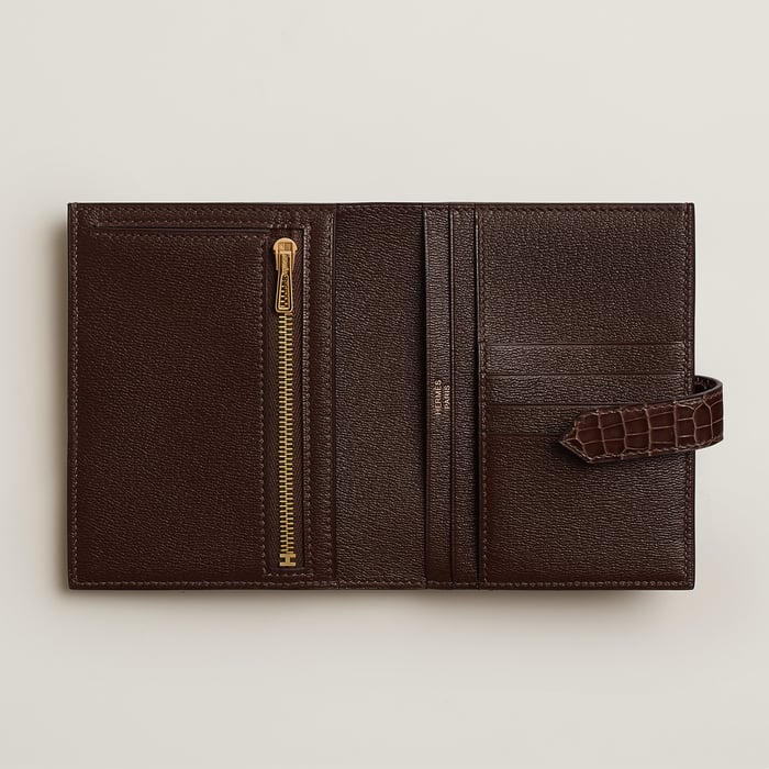 Gris Éléphant Bearn Compact Wallet