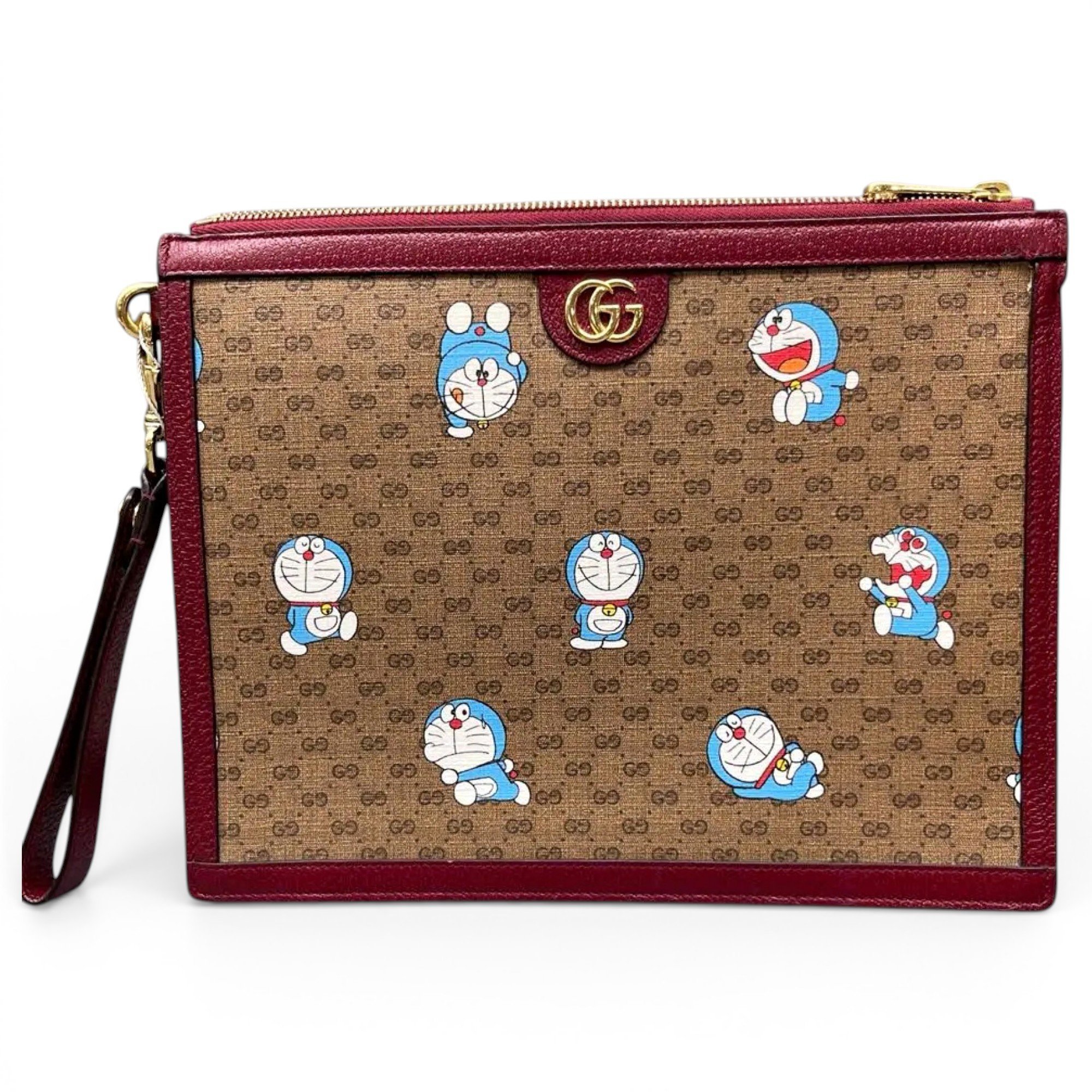 Vinyl clutch bag