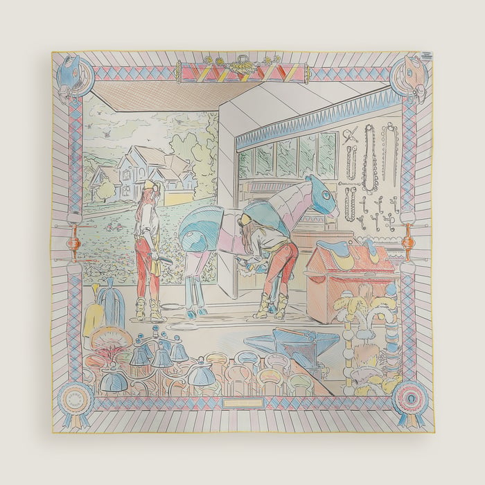 Pony Pit Stop Double Face Scarf 90