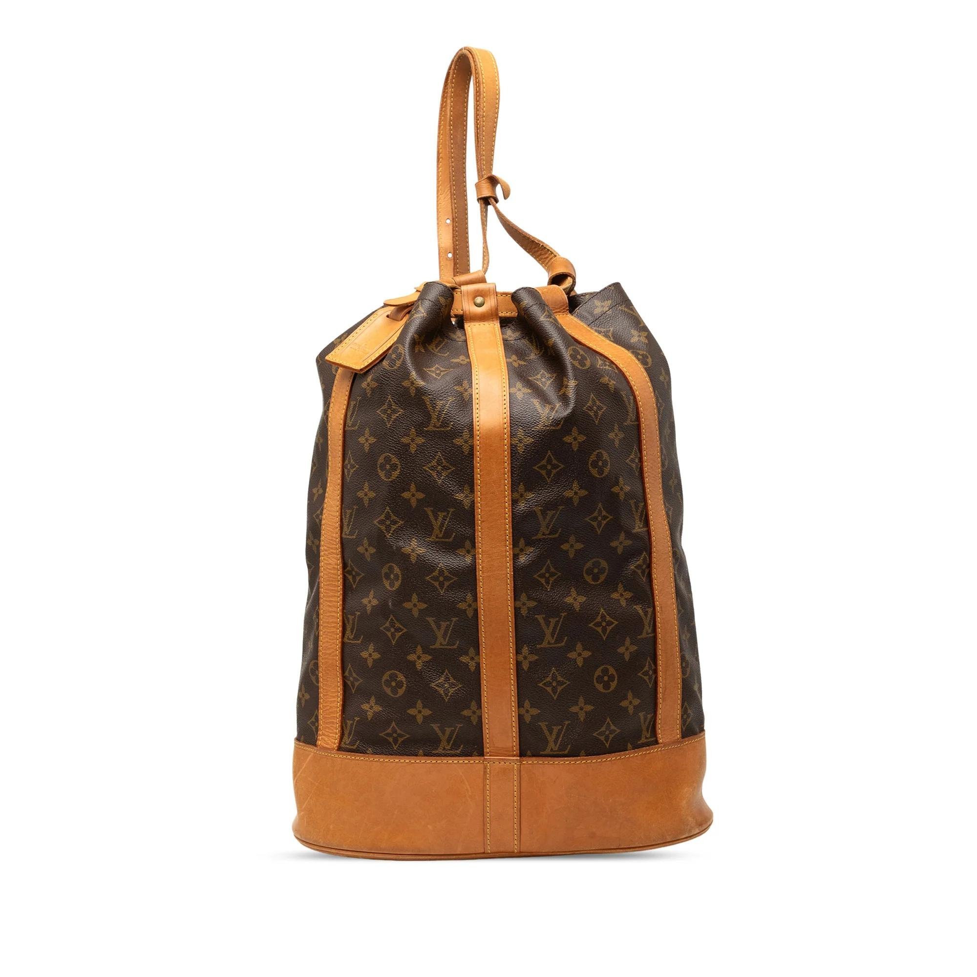 Randonnée leather backpack