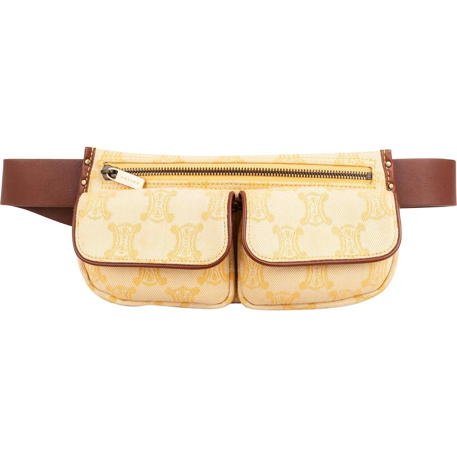 Triomphe leather crossbody bag