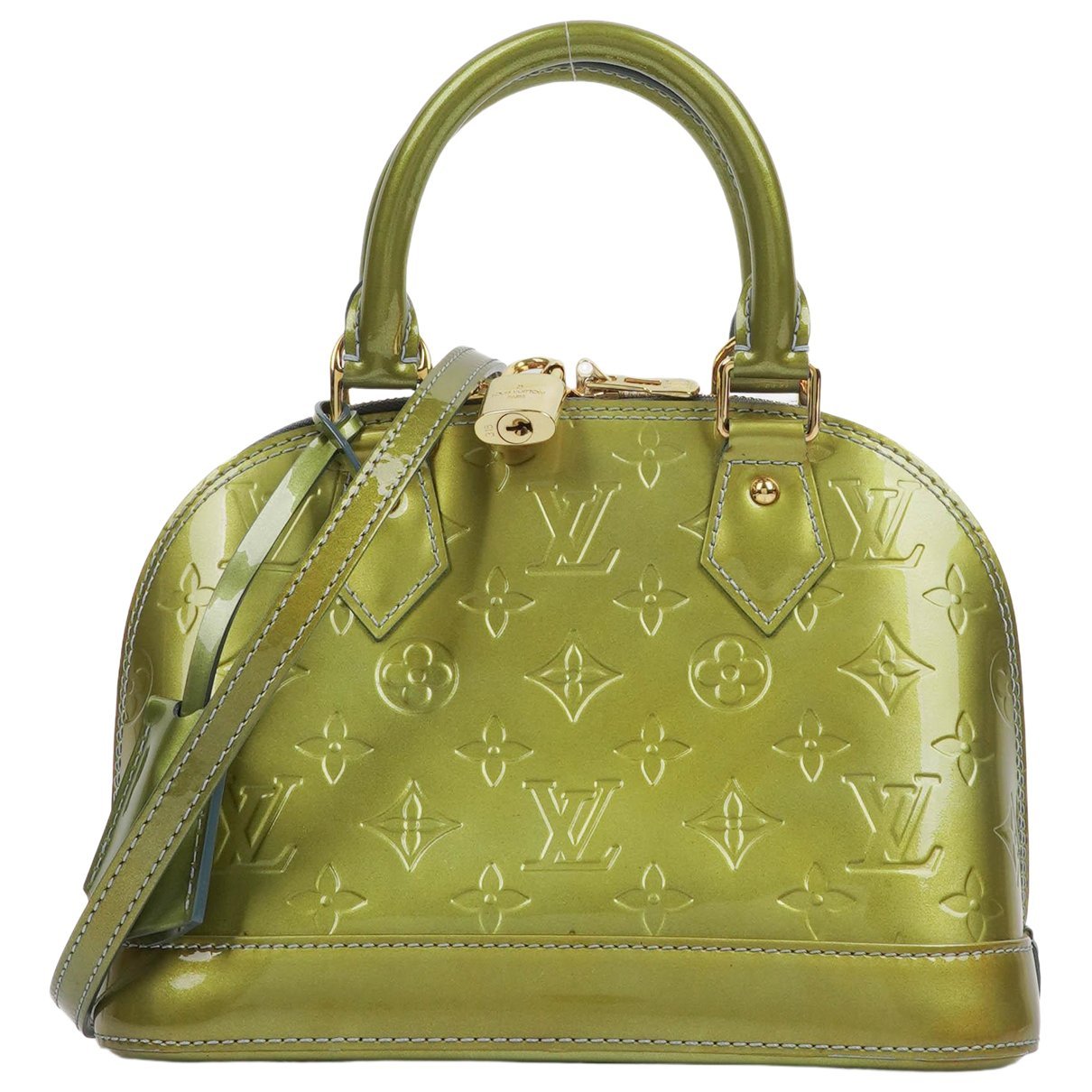 Alma BB patent leather handbag