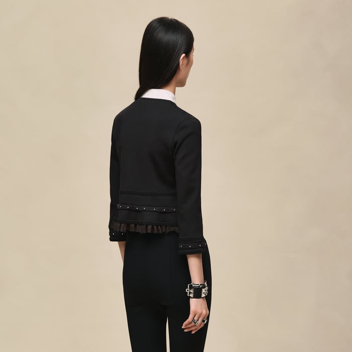 Noir Zipped Jacket