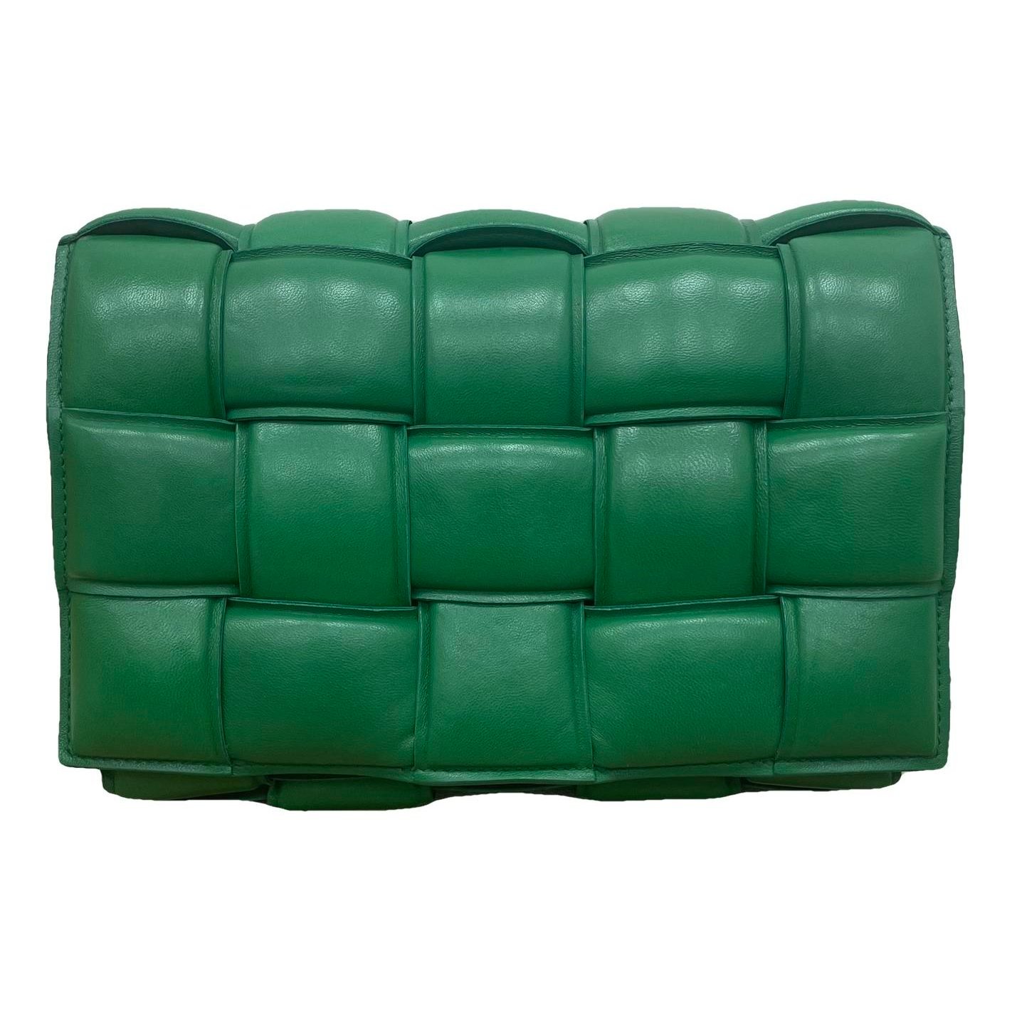 Cassette Padded leather handbag