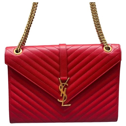 Envelope leather crossbody bag