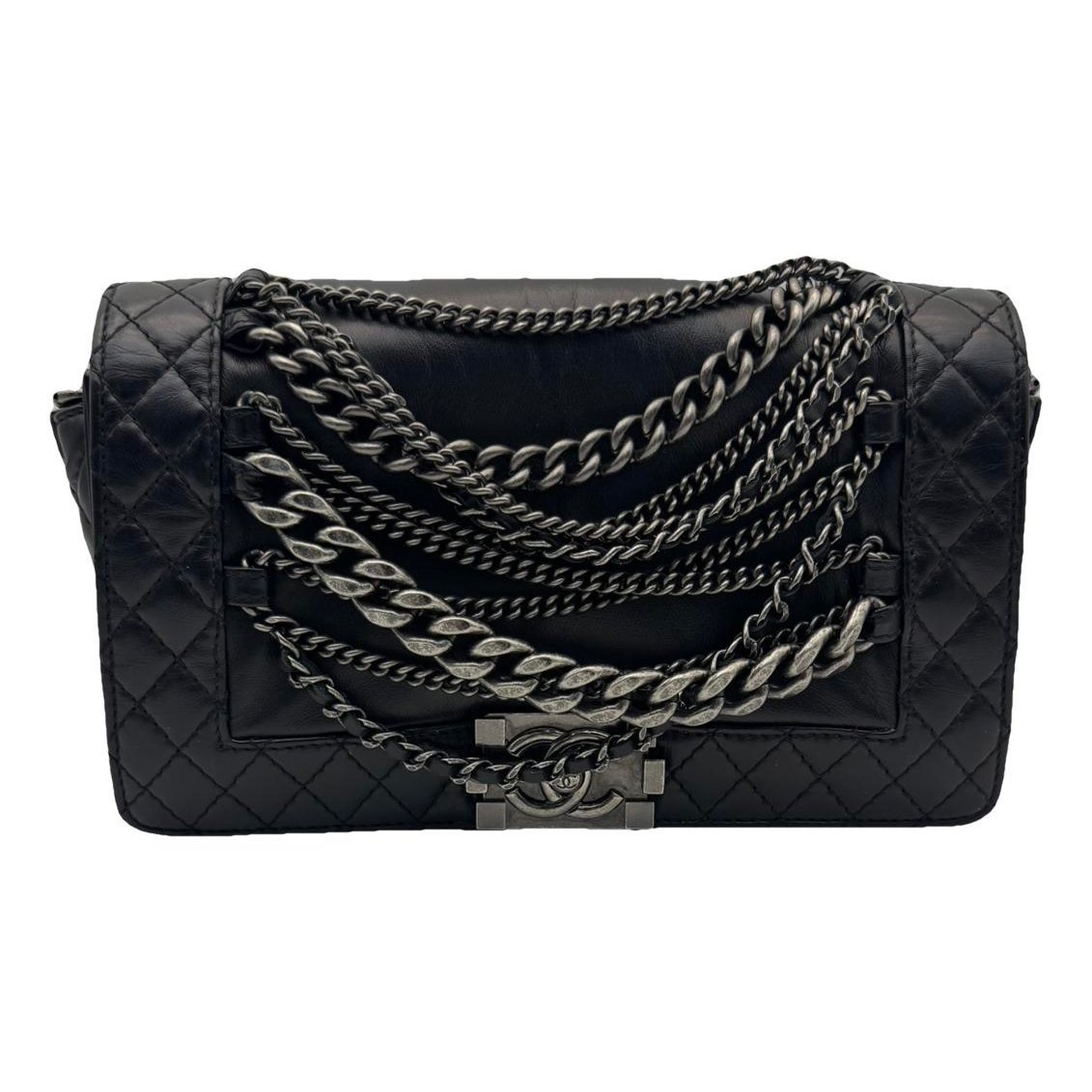 Boy leather crossbody bag