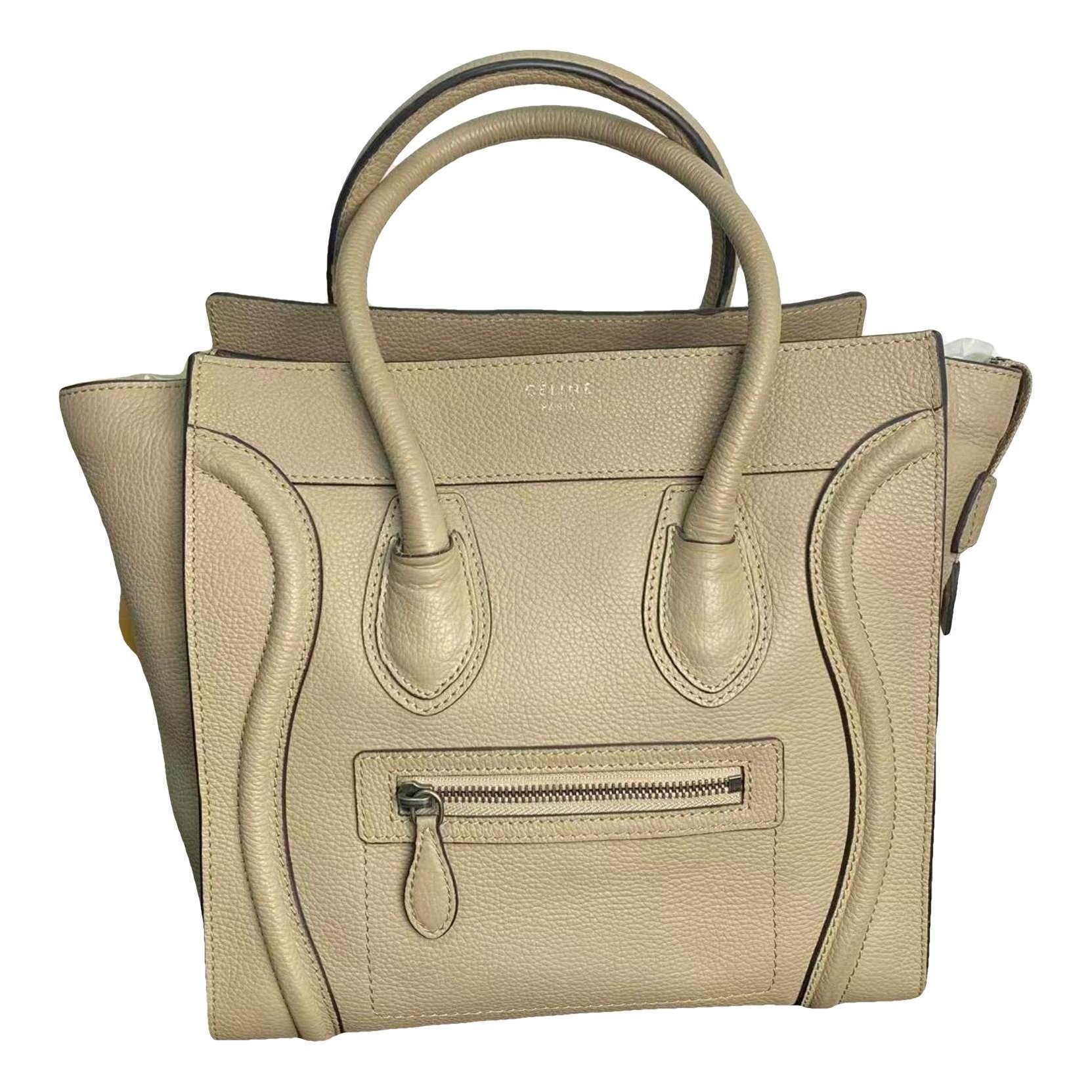 Luggage leather handbag