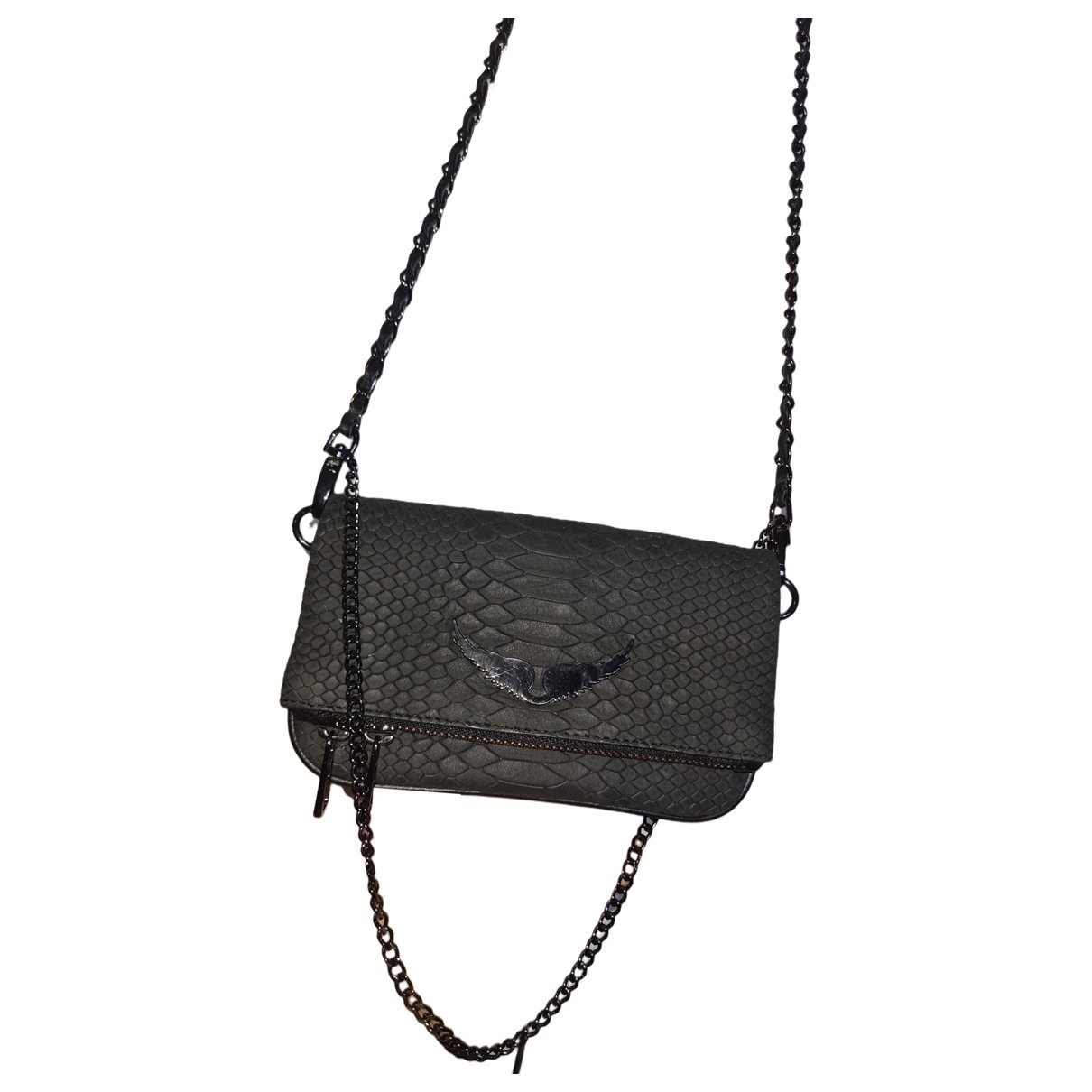 Rock leather crossbody bag