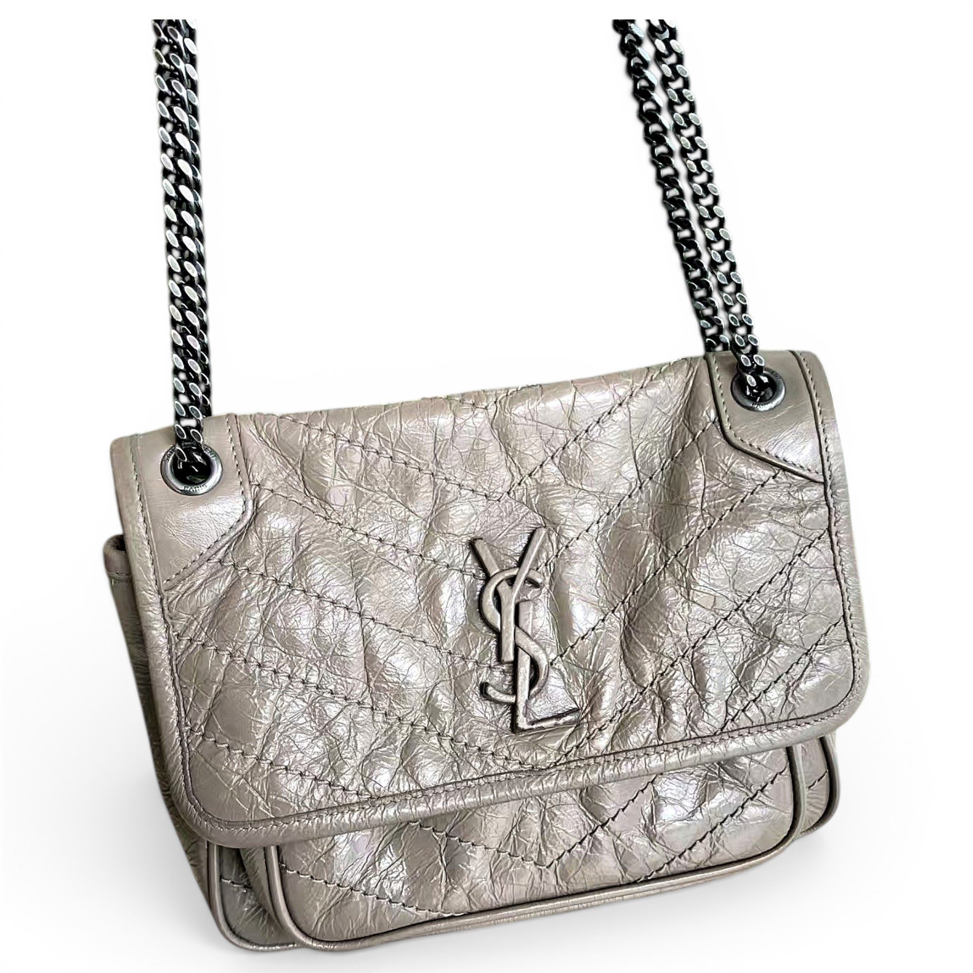 Niki leather crossbody bag