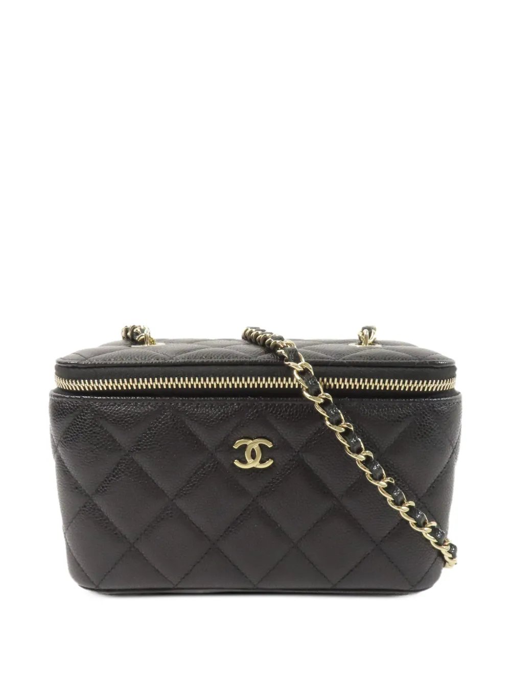 CC-plaque shoulder bag