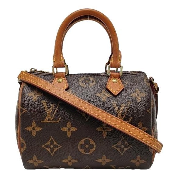 Louis Vuitton Nano Speedy / Mini HL leather handbag