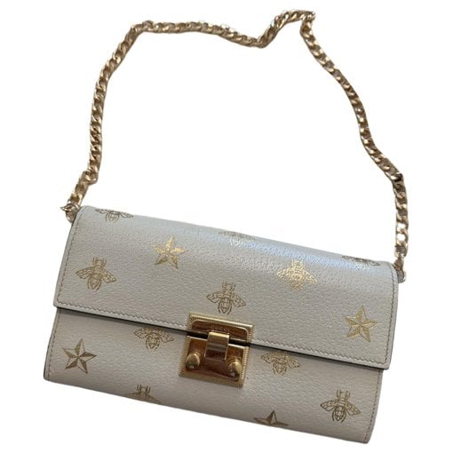 Padlock leather mini bag