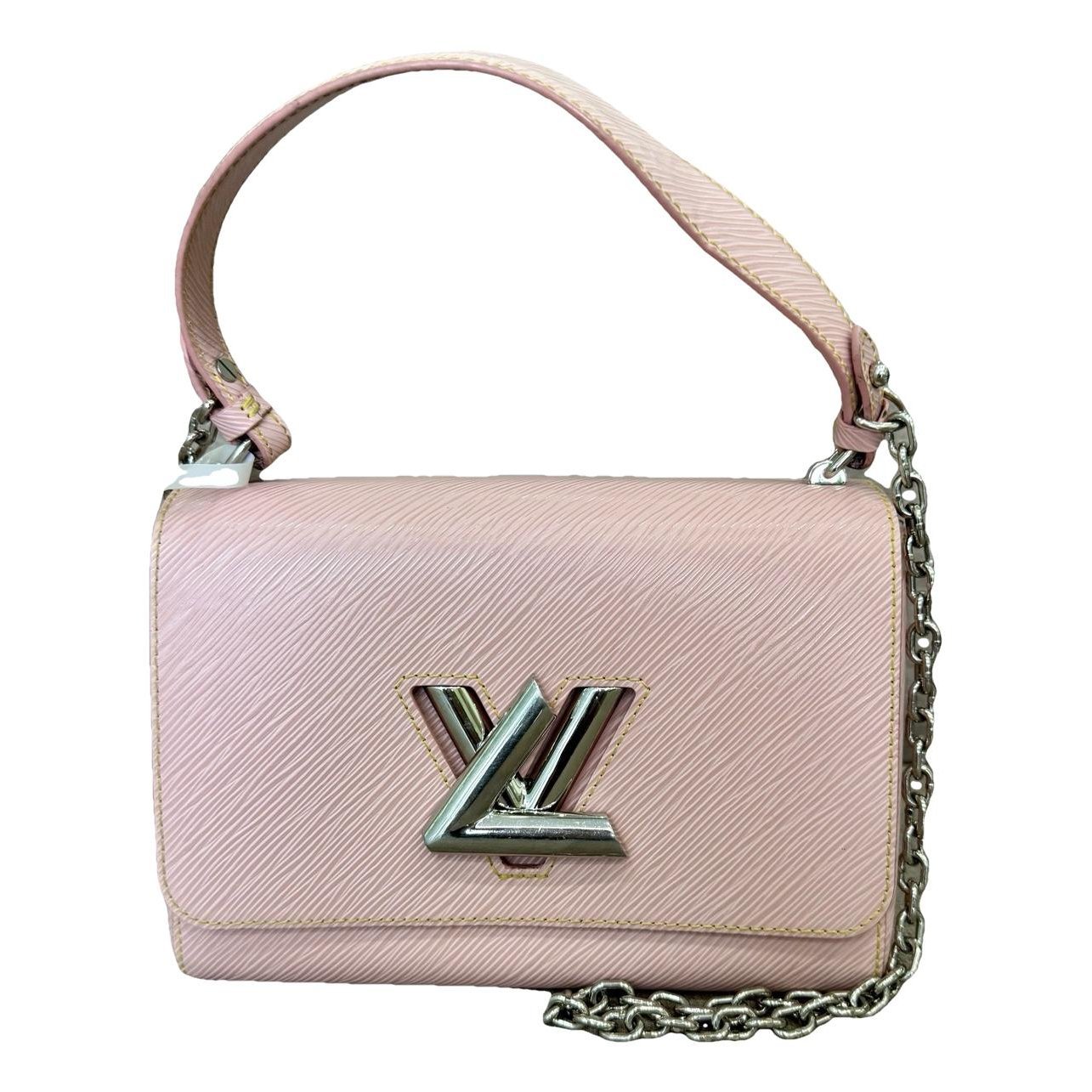 Twist leather handbag