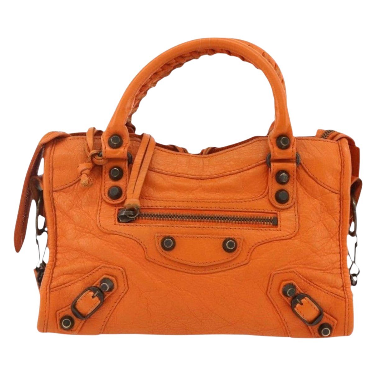 Leather handbag