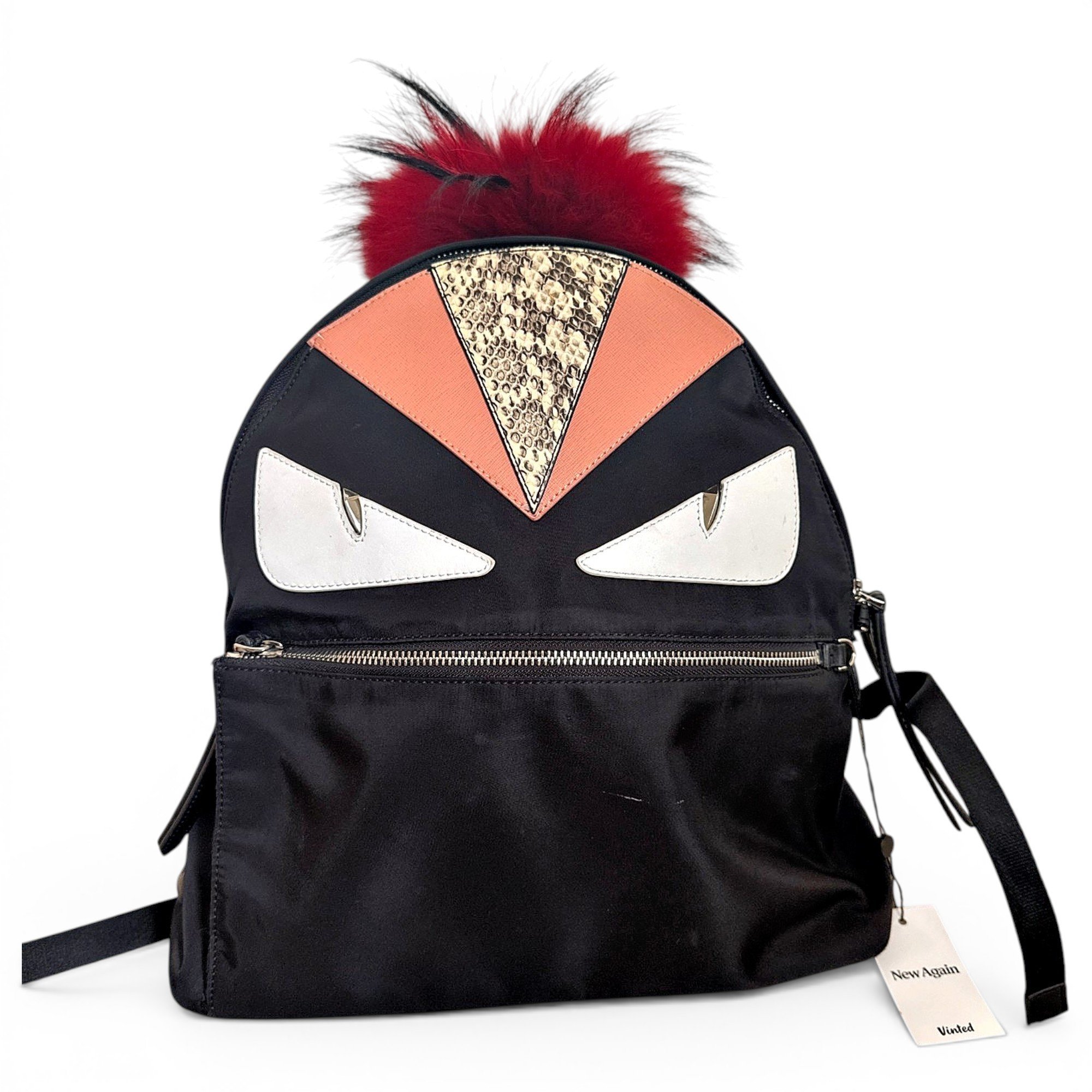 Back to school vinyl backpack