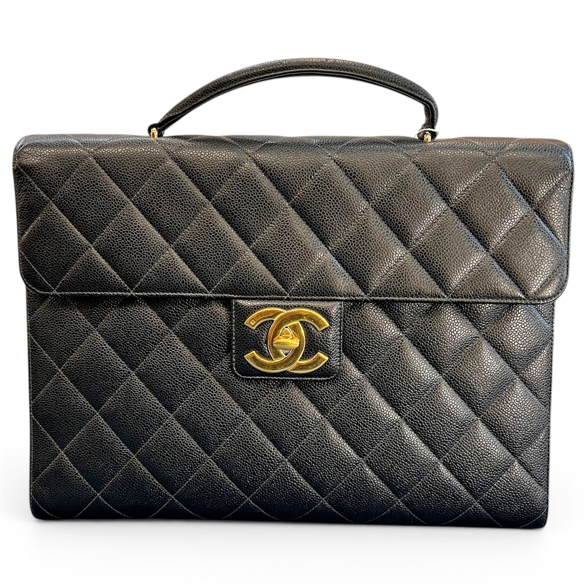 Leather clutch bag