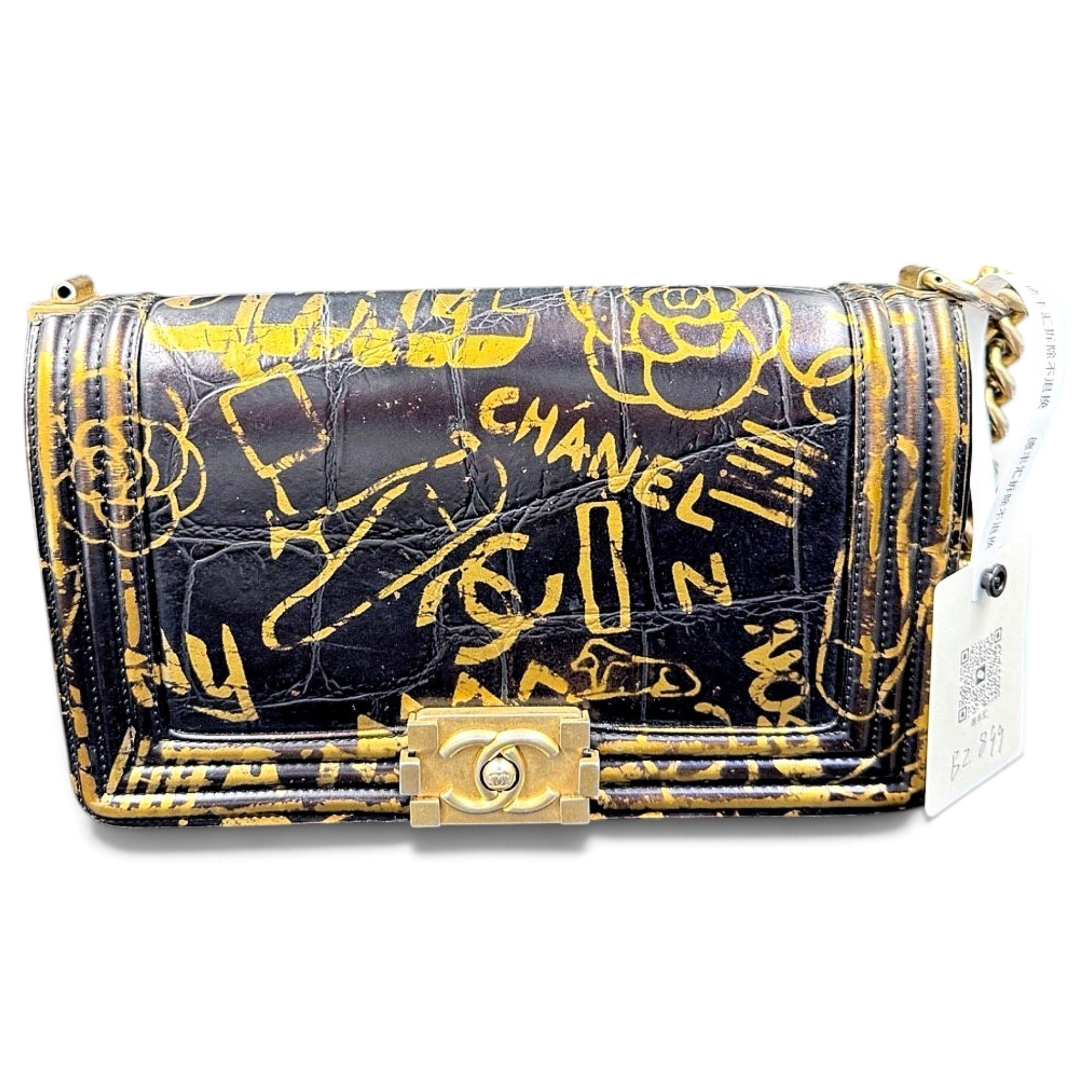 Chanel Boy leather handbag