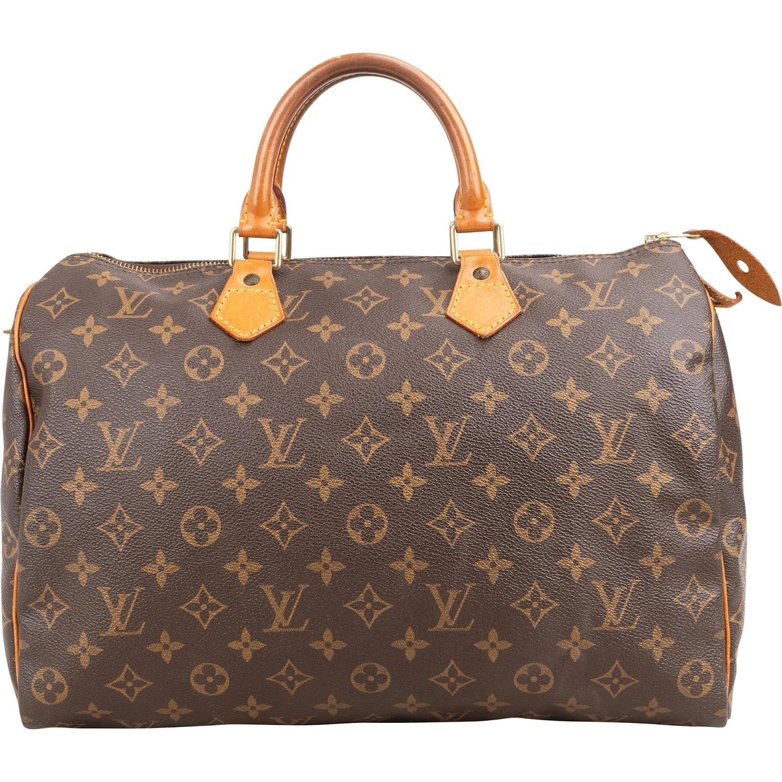 Speedy leather handbag
