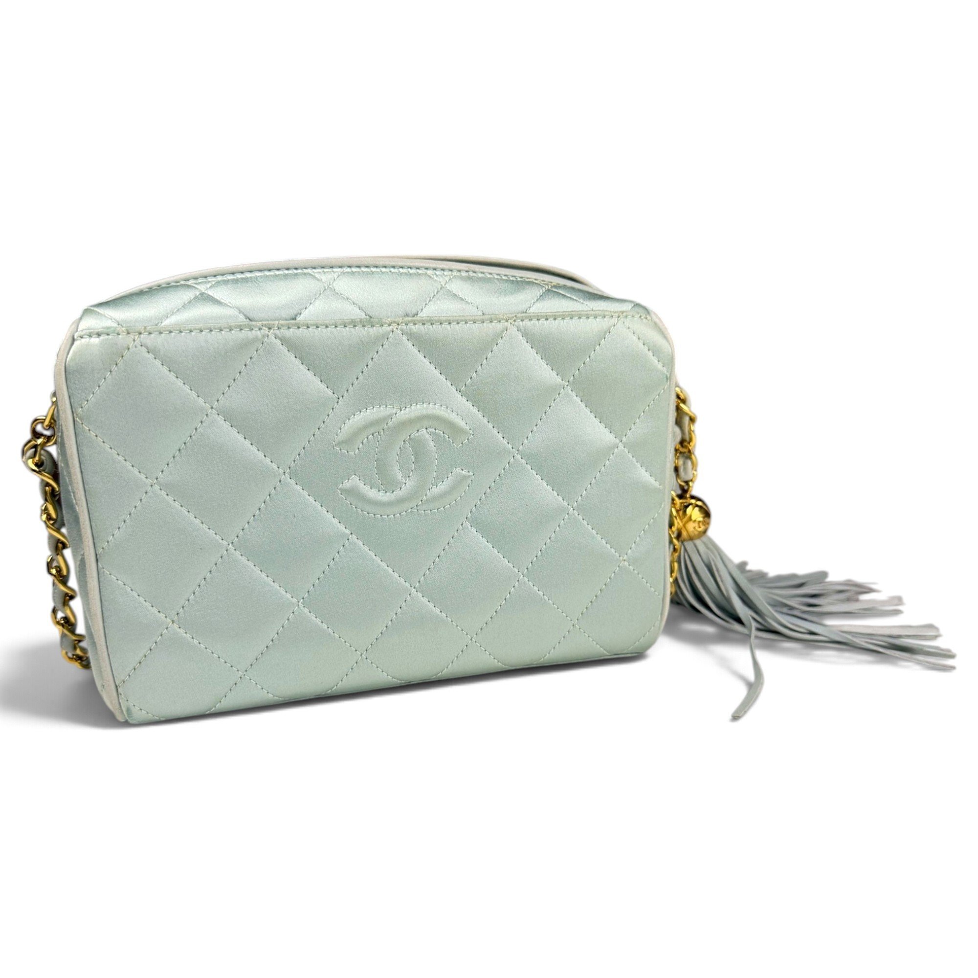 Vanity silk crossbody bag