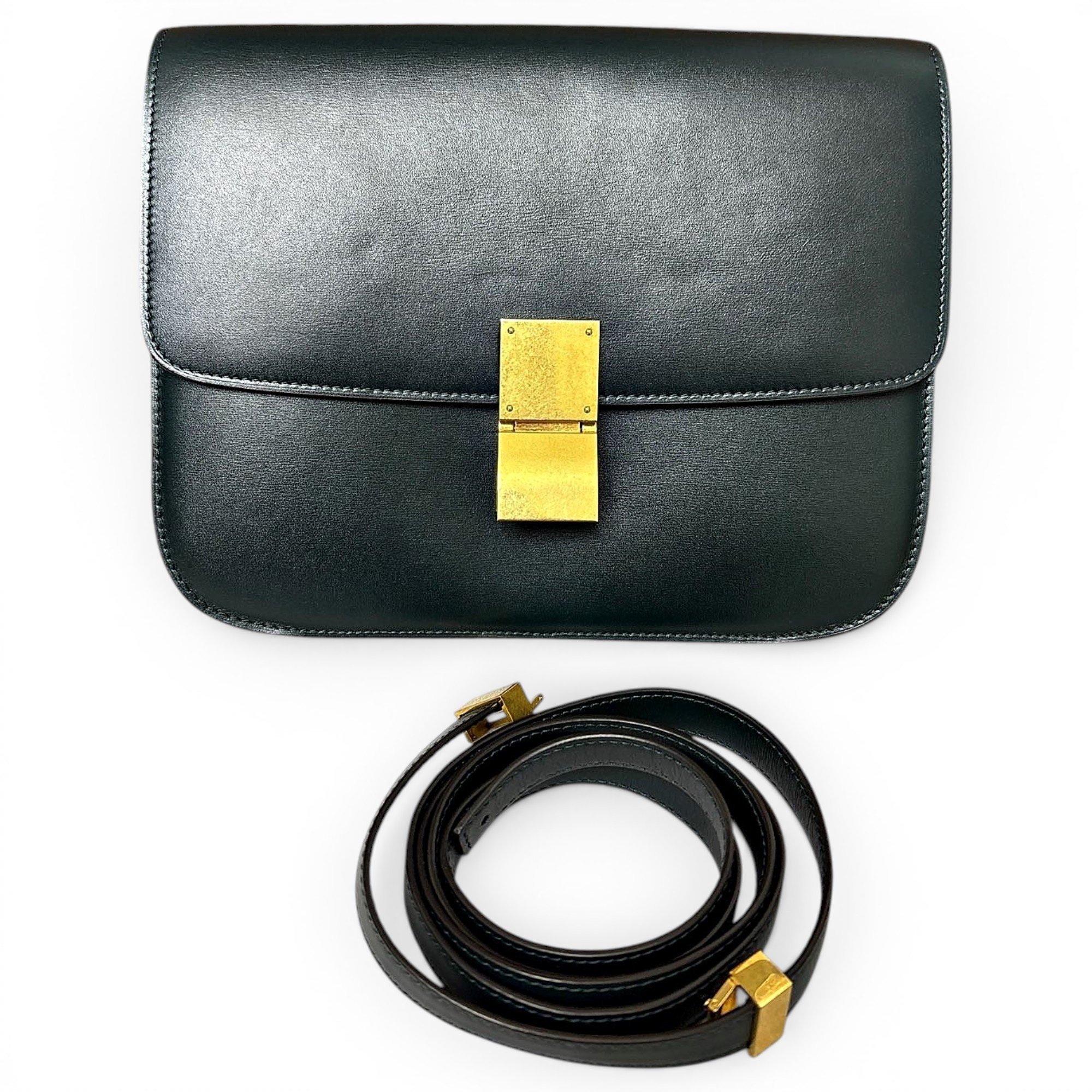Classic leather handbag