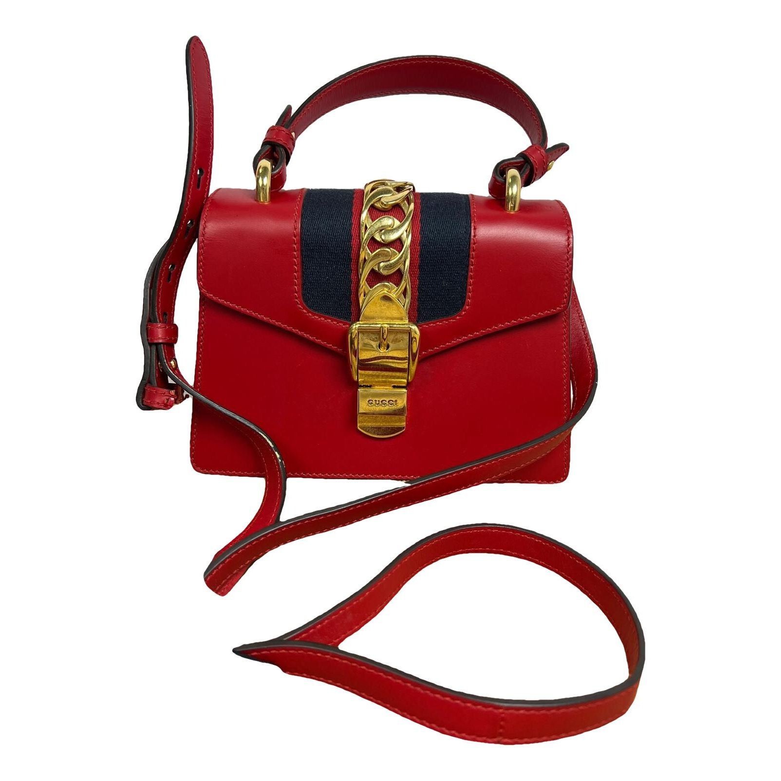 Leather handbag