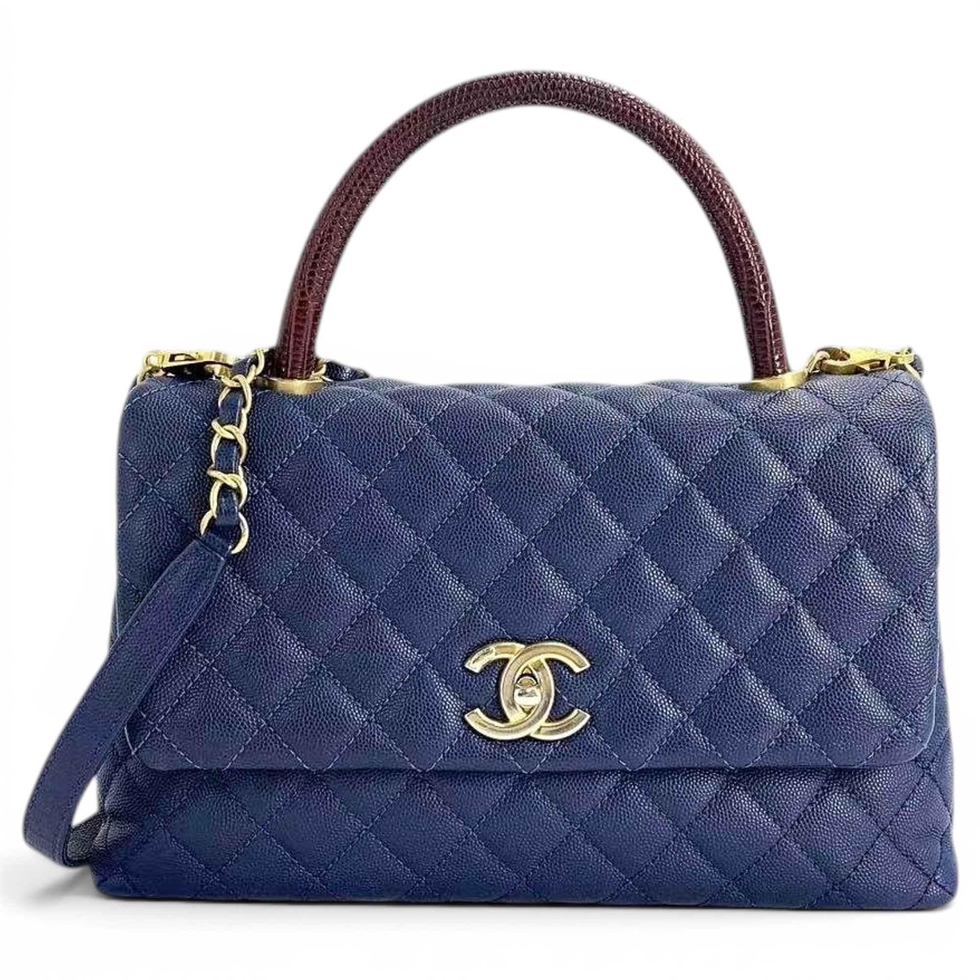 Coco Handle leather handbag