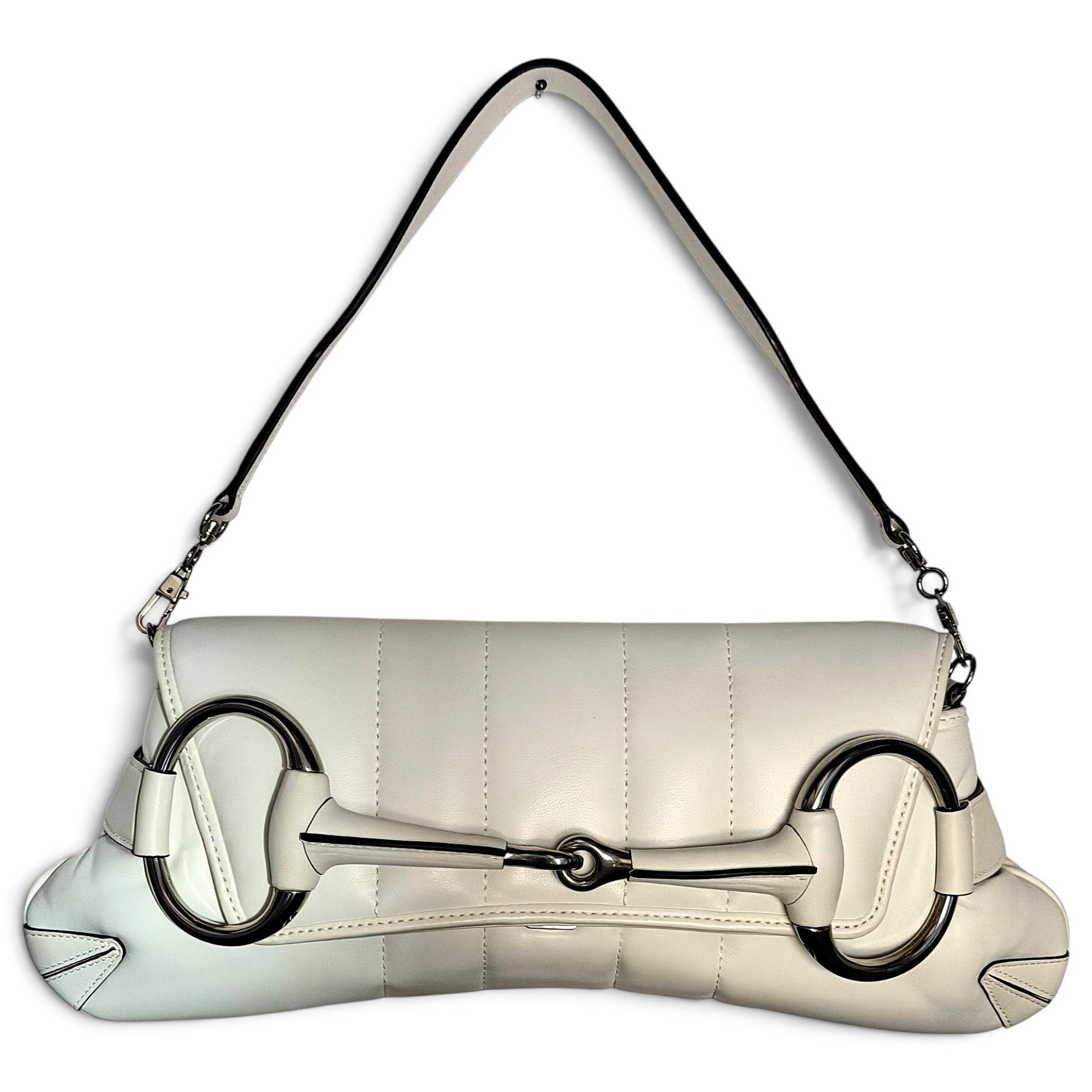 Horsebit Chain leather crossbody bag
