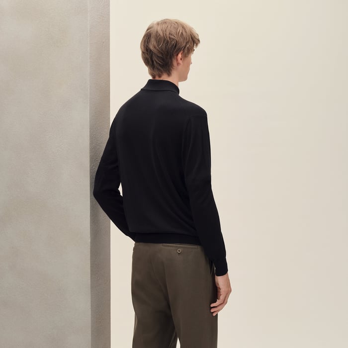 Noir "Detail H" Polo Shirt